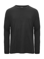 Relaxed T-shirt LS (GOTS) Black