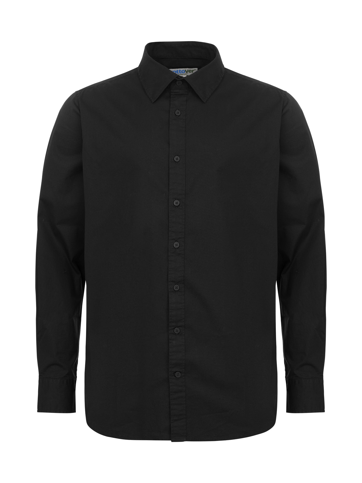 Poplin Slimfit (GOTS) Black