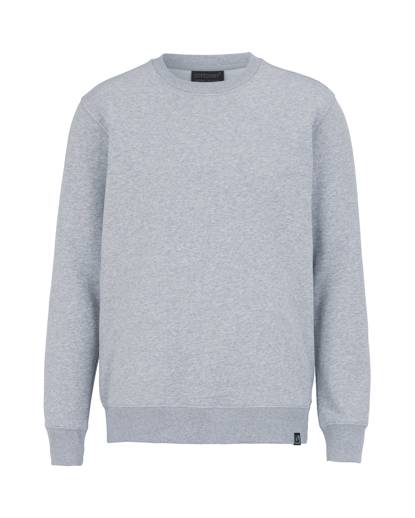 Key Crew Neck Unisex Grey Melange