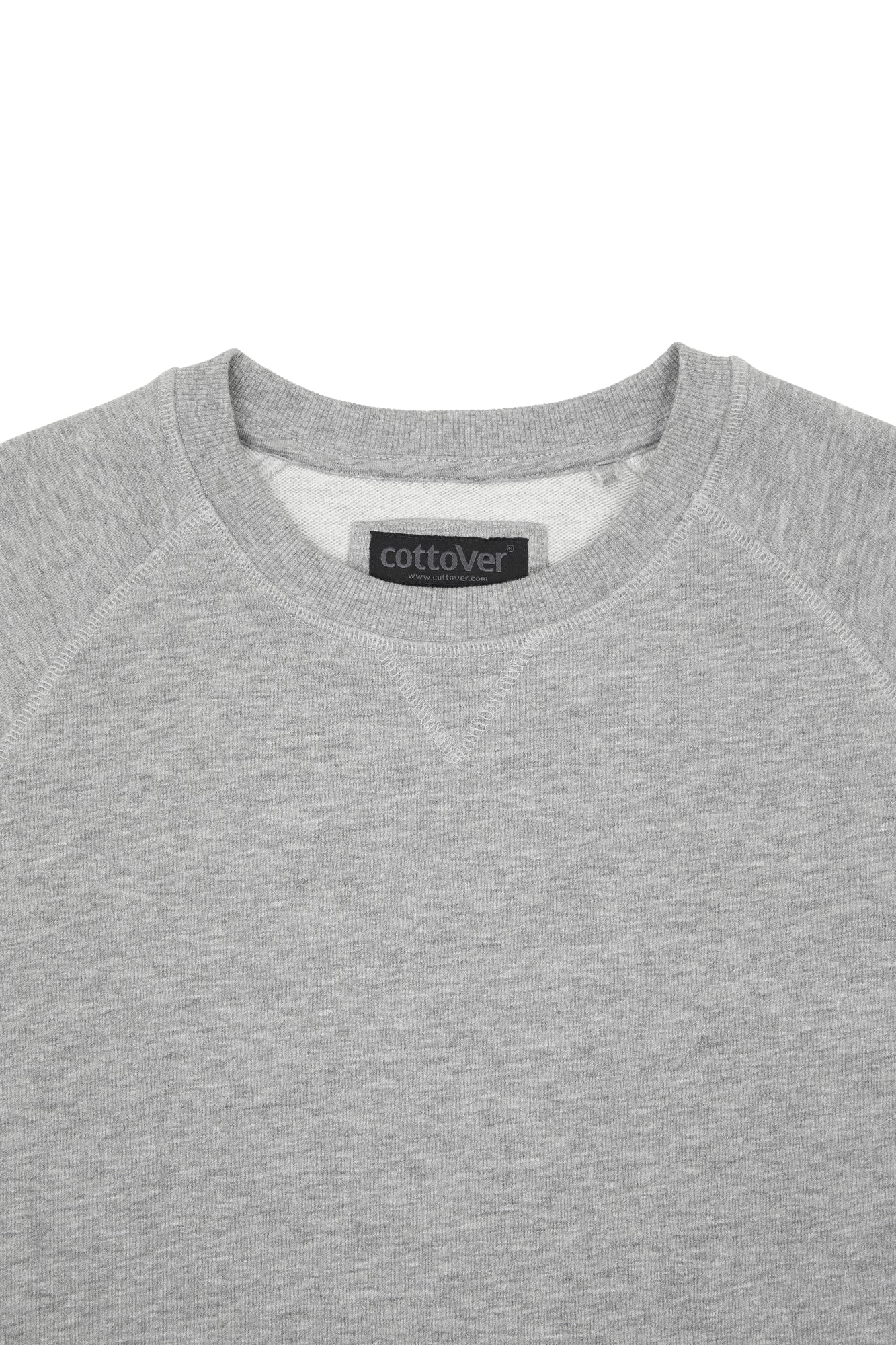 F. Terry Crew Neck Lady Grey Melange