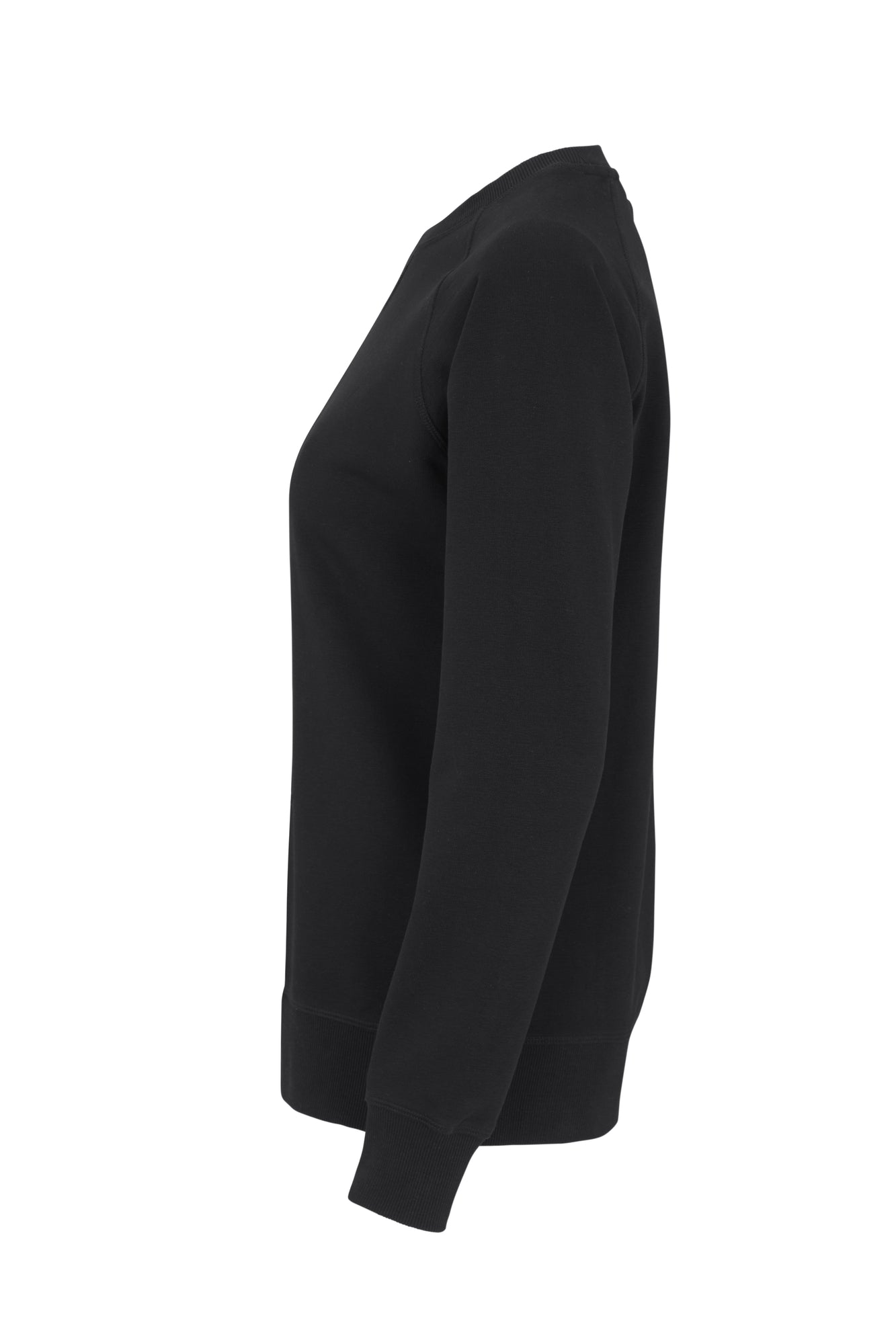 F. Terry Crew Neck Lady Black
