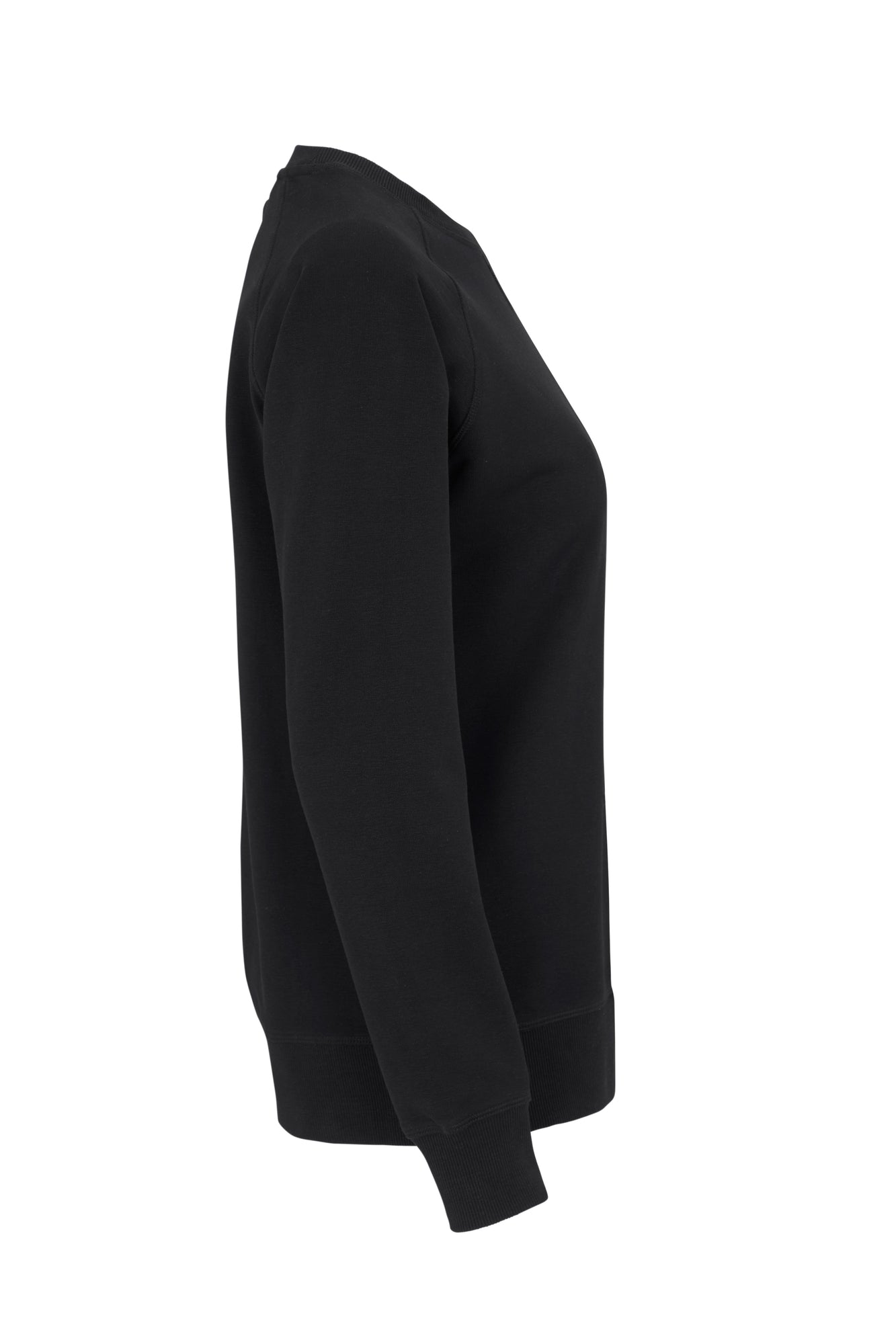 F. Terry Crew Neck Lady Black
