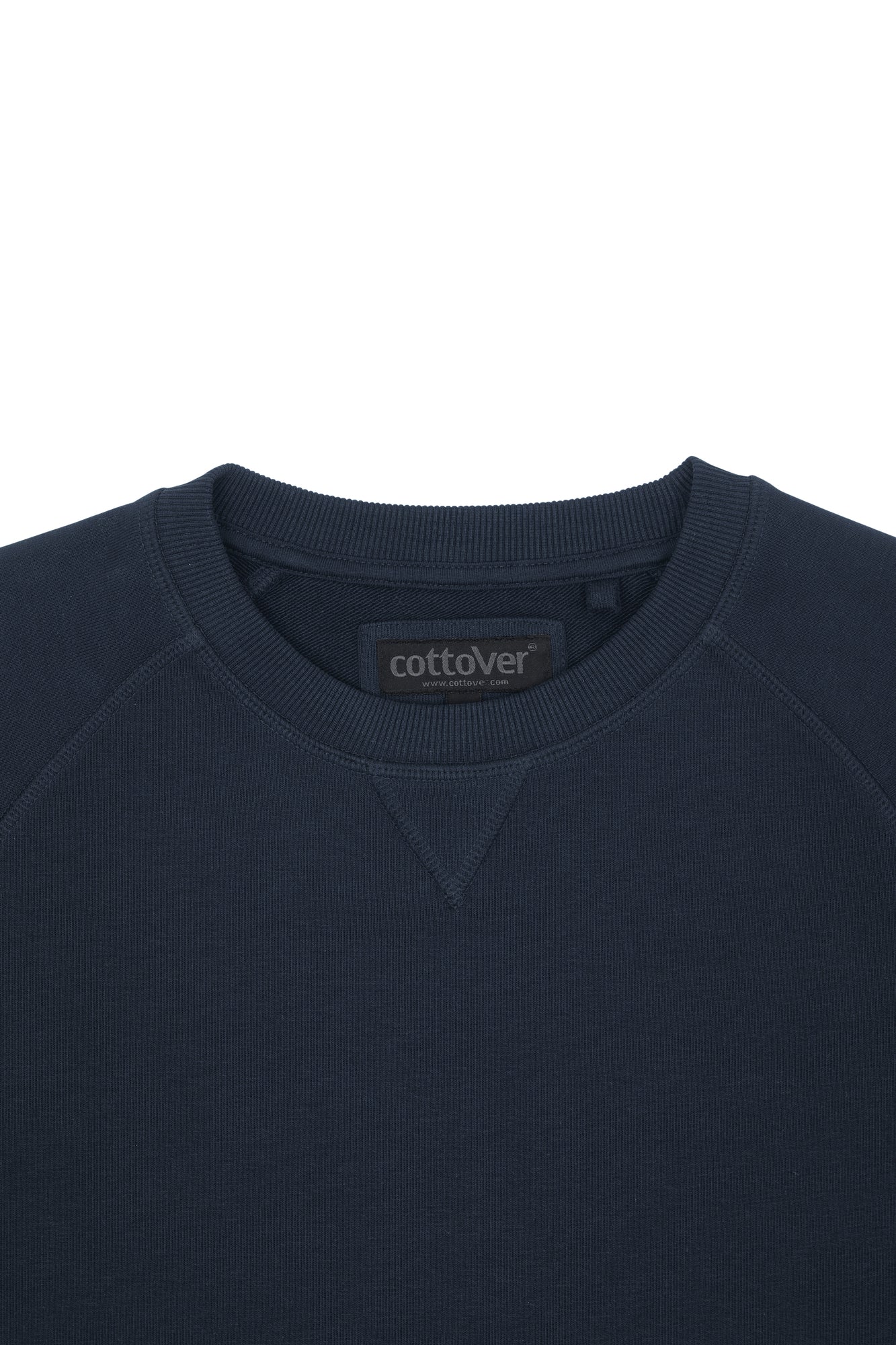 F. Terry Crew Neck Man Navy