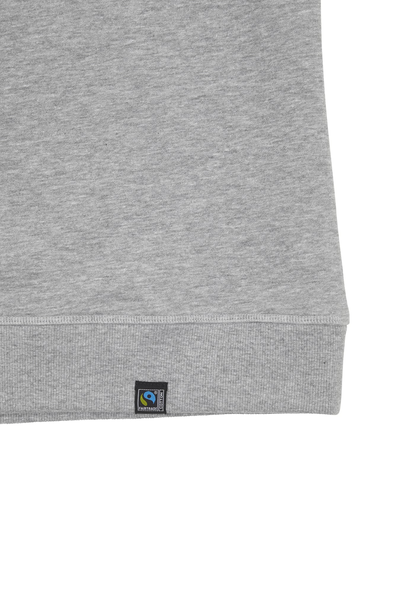 F. Terry Crew Neck Man Grey Melange
