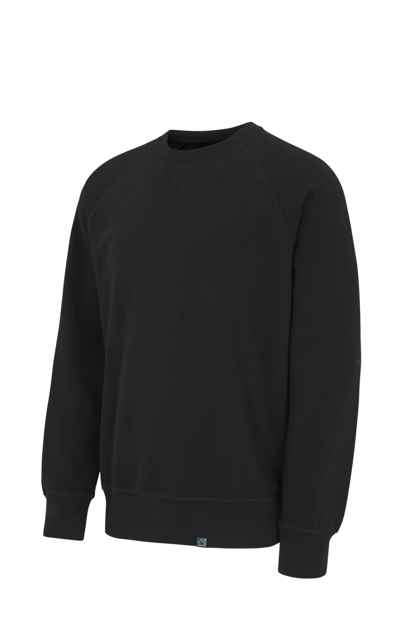 F. Terry Crew Neck Man Black