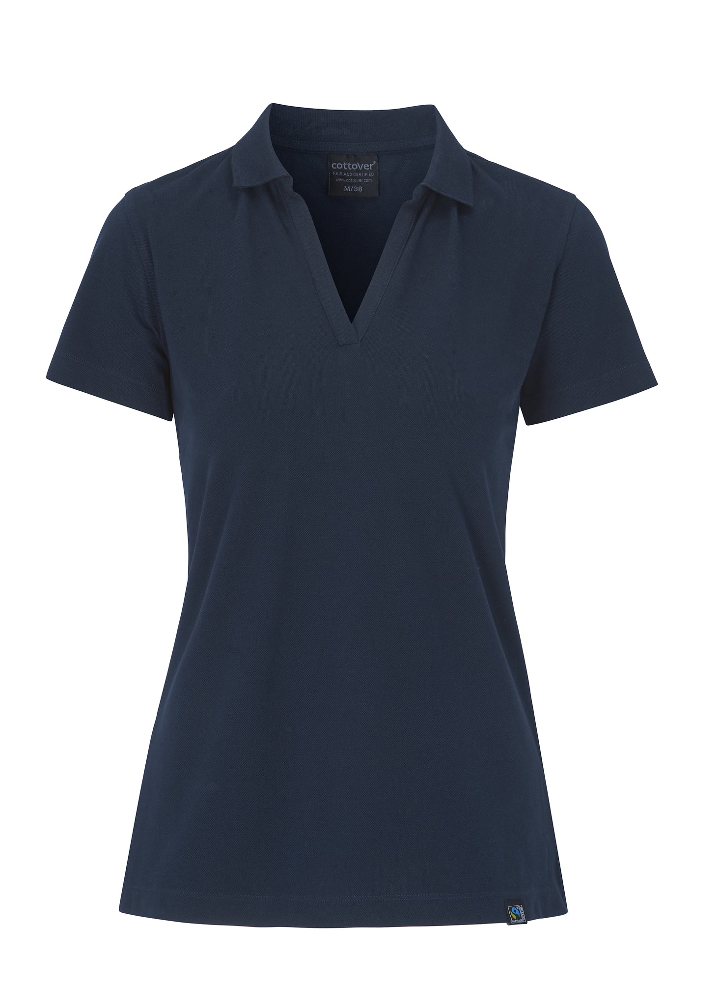 Stretch Pique Lady Navy