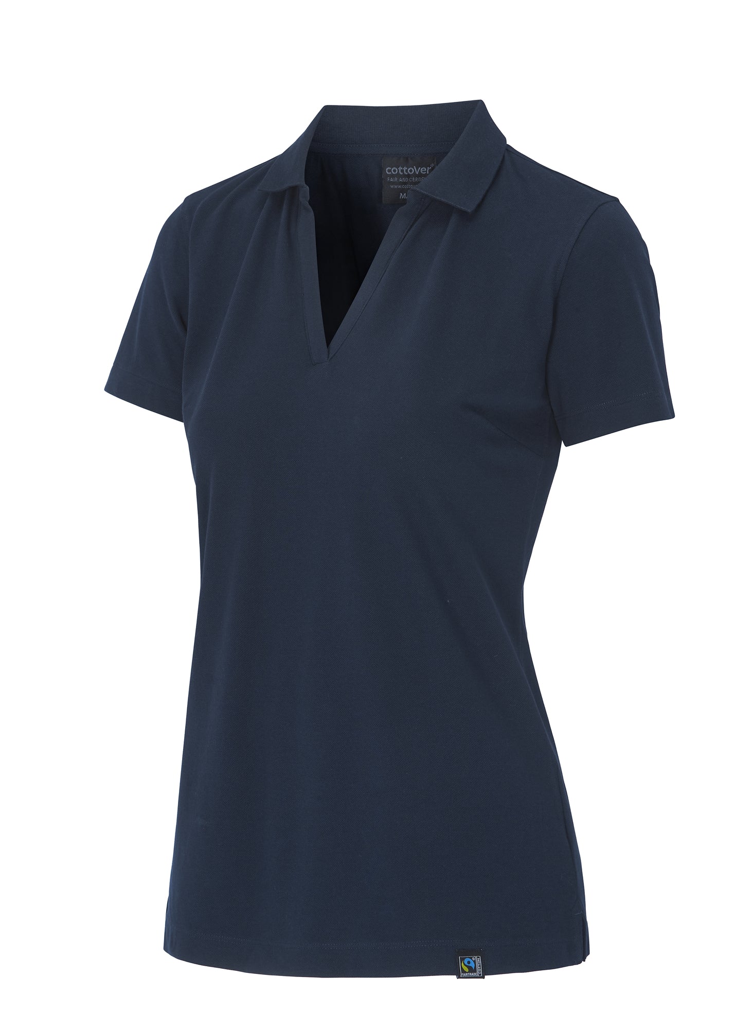 Stretch Pique Lady Navy