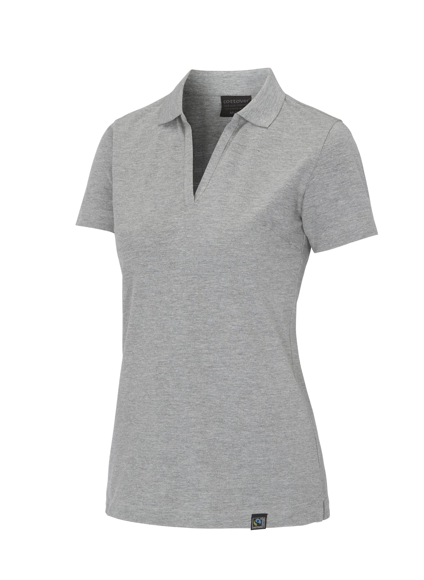 Stretch Pique Lady Grey Melange