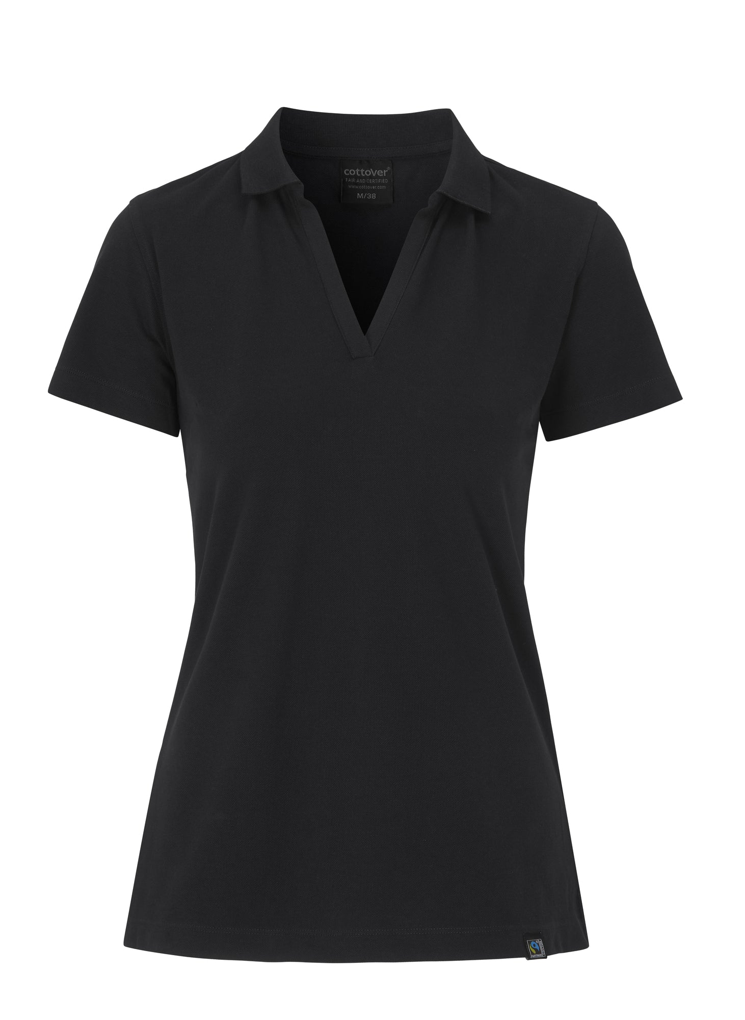 Stretch Pique Lady Black