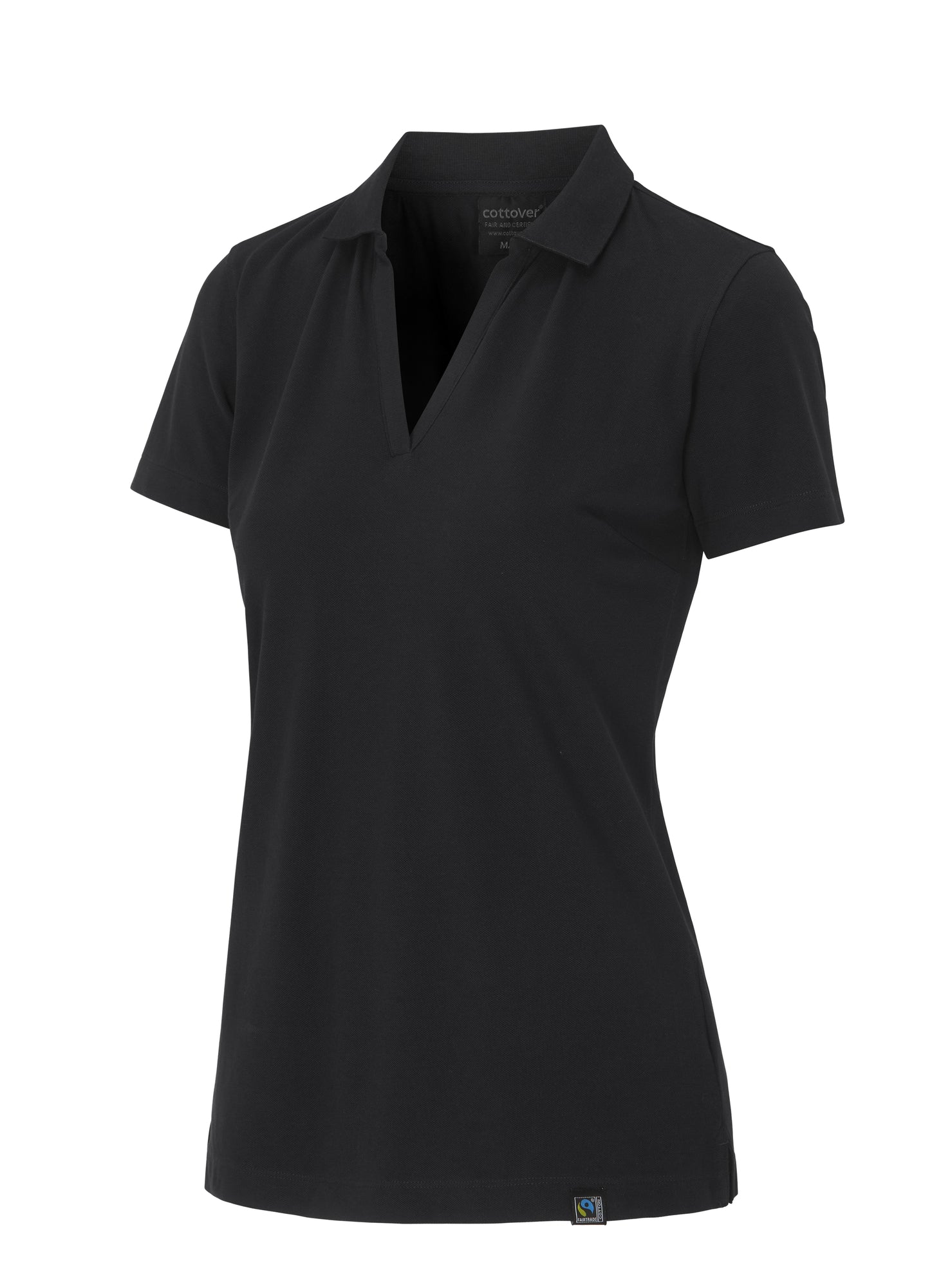 Stretch Pique Lady Black