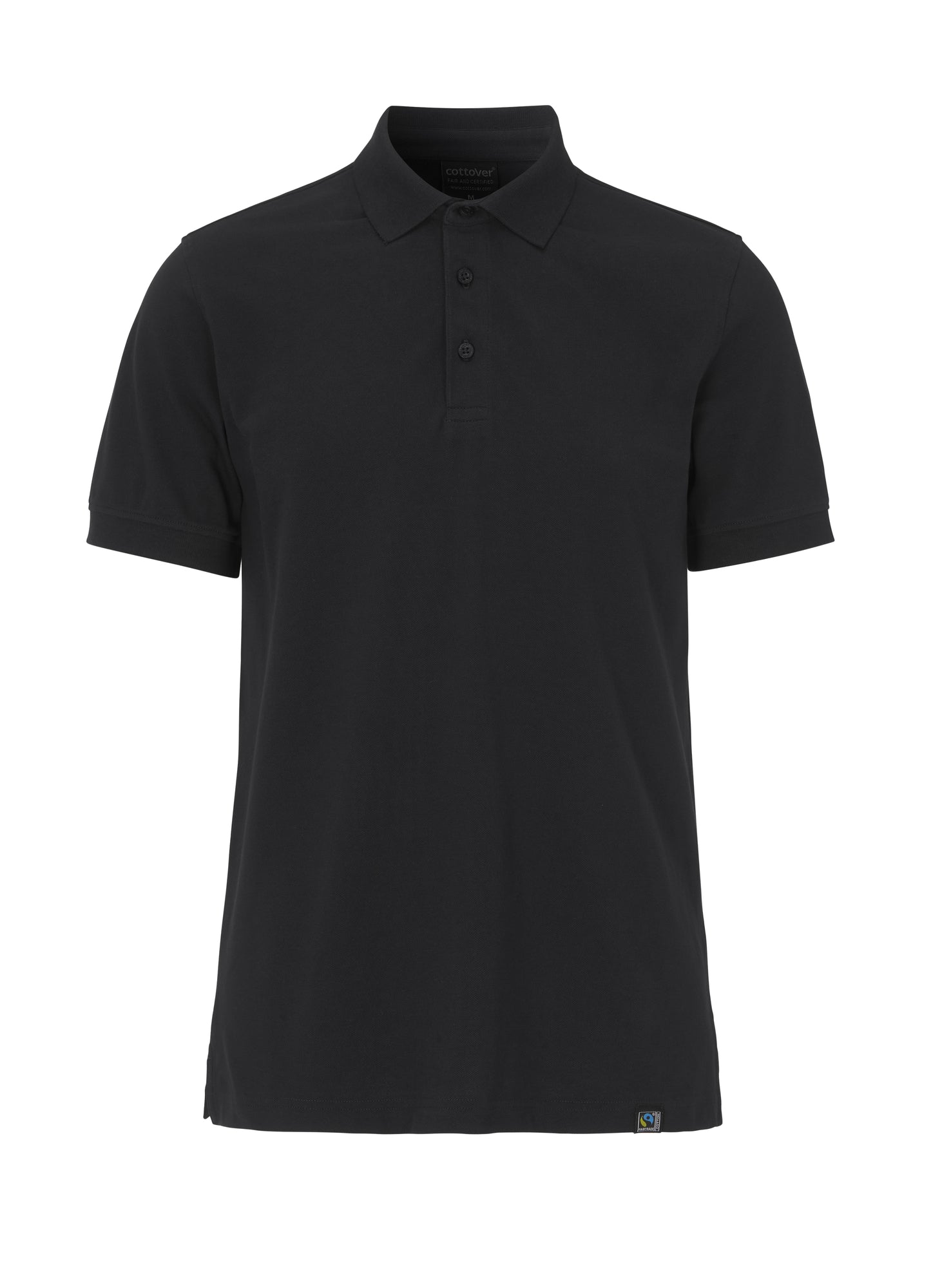 Stretch Pique Man Black