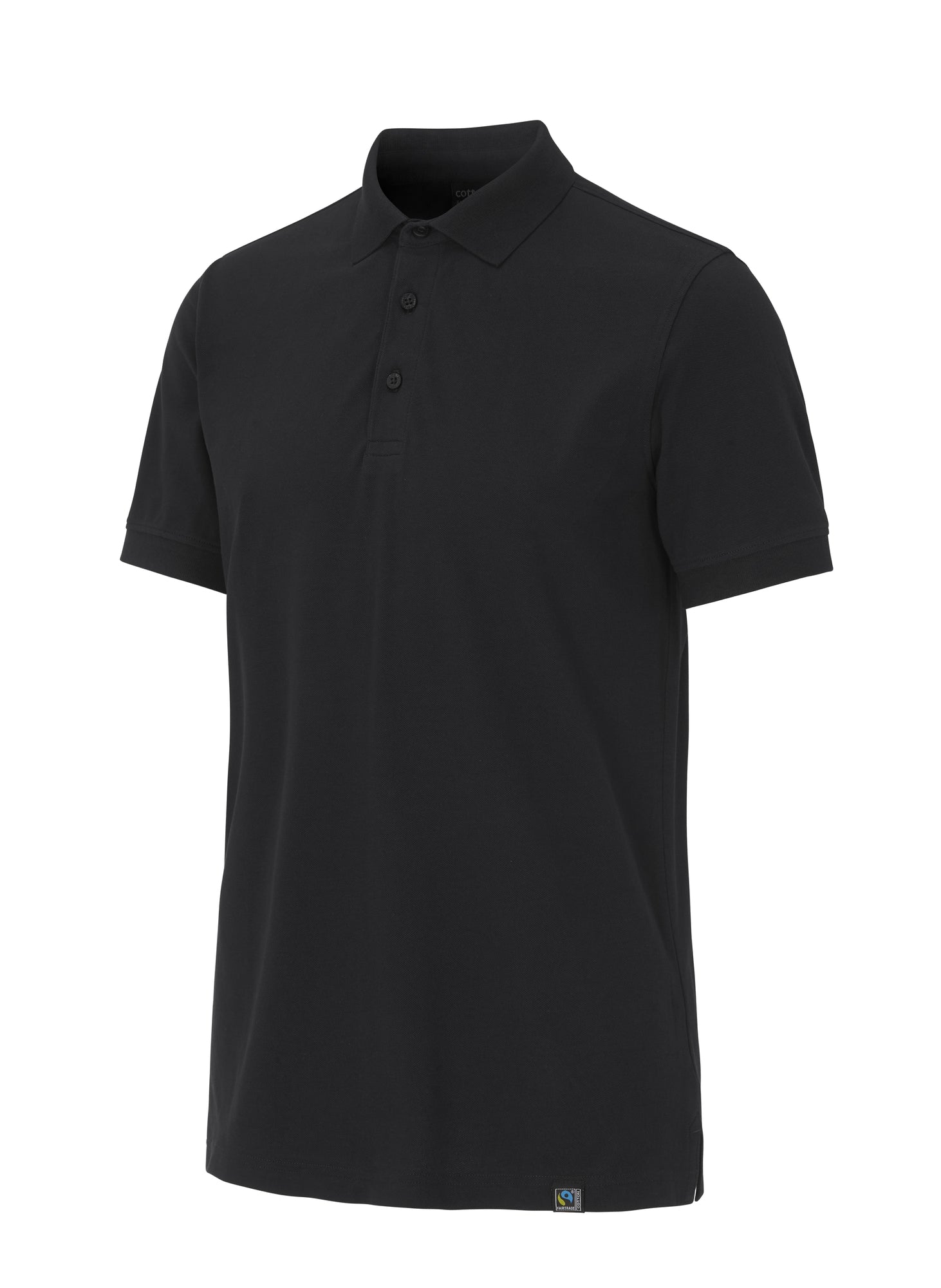 Stretch Pique Man Black