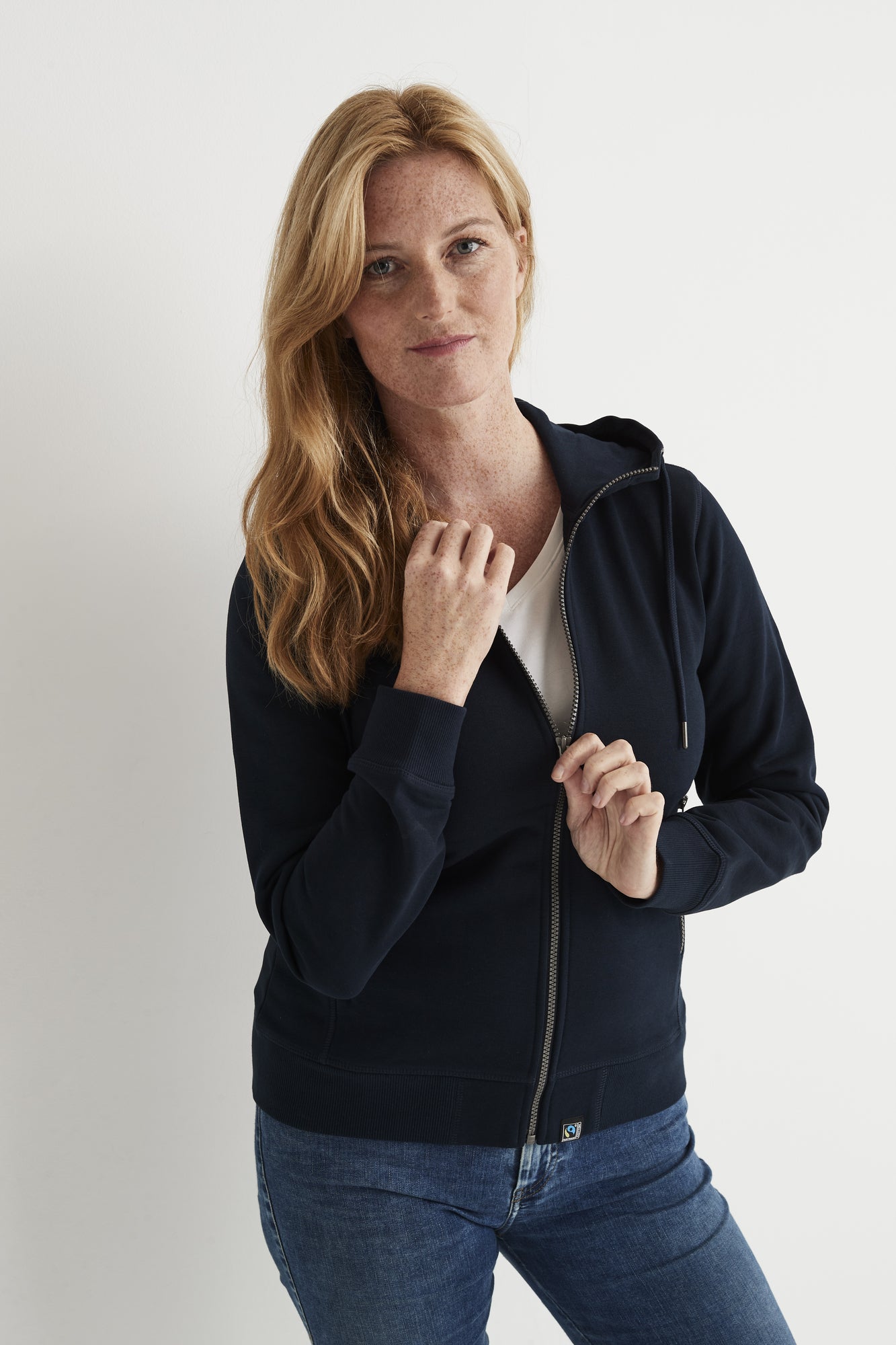 F. Terry FZ Hood Lady Navy
