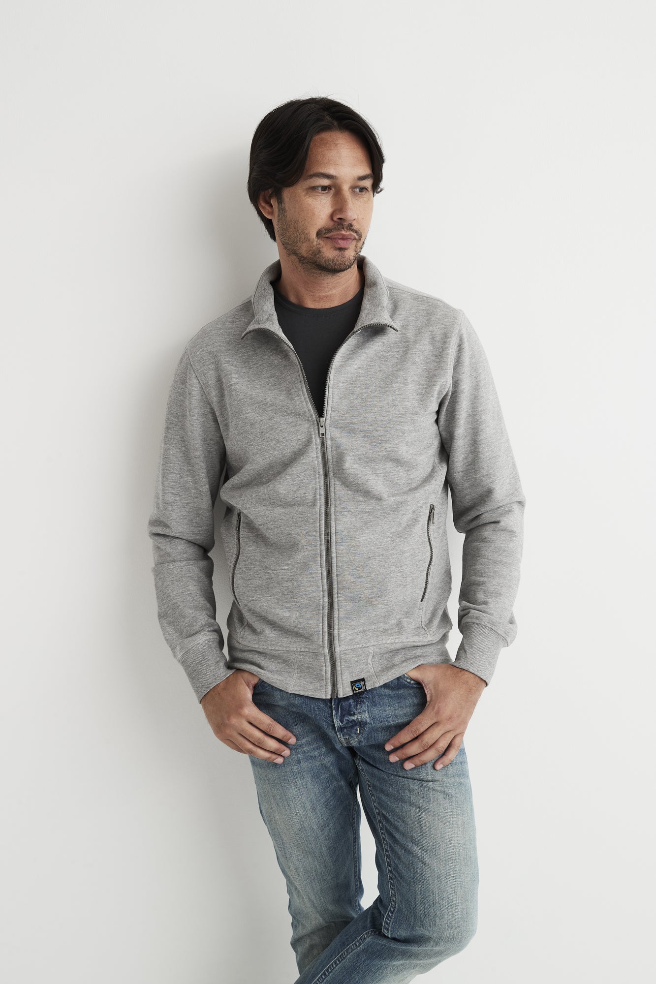 F. Terry FZ Collar Man Grey Melange