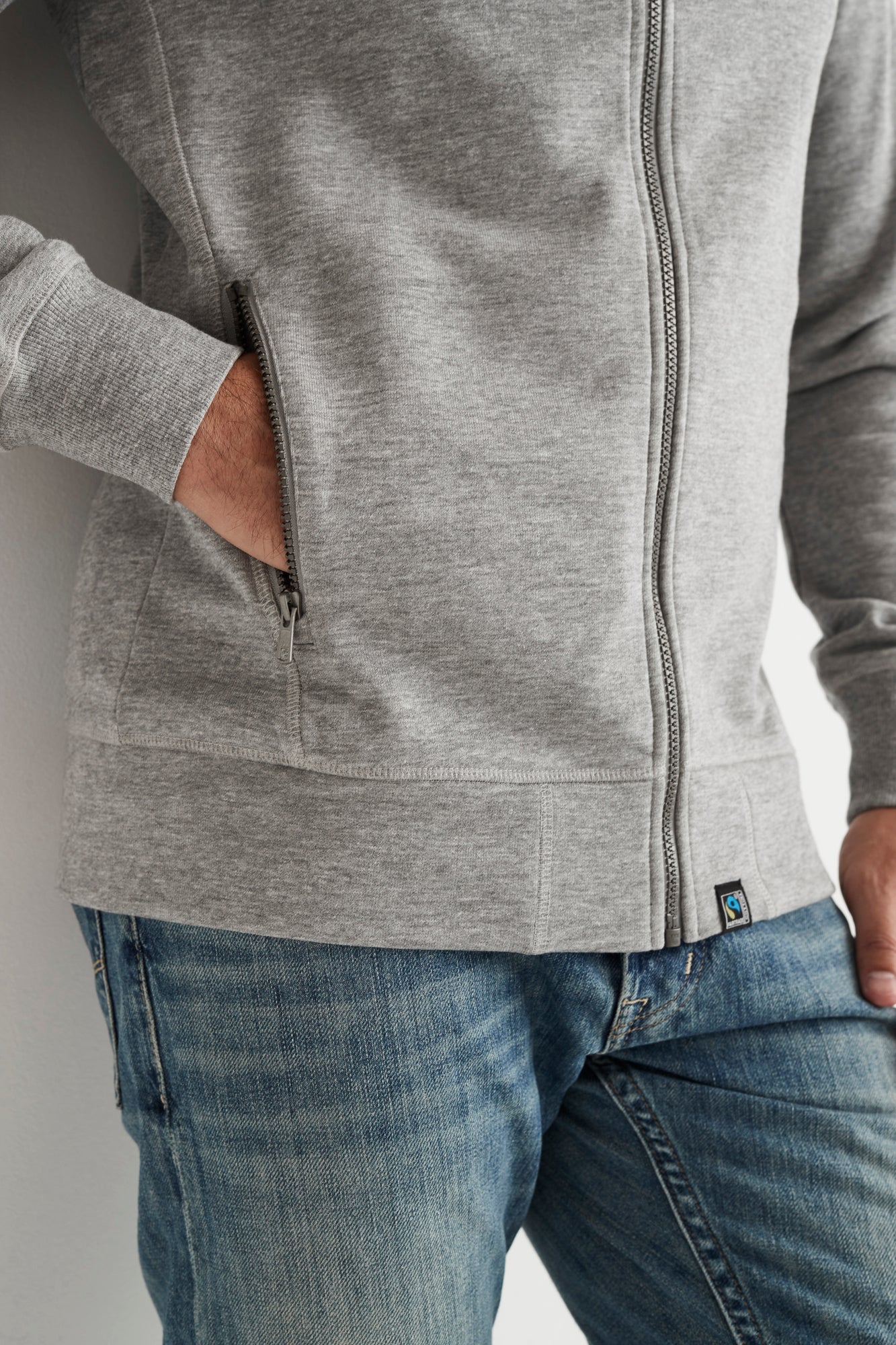 F. Terry FZ Collar Man Grey Melange