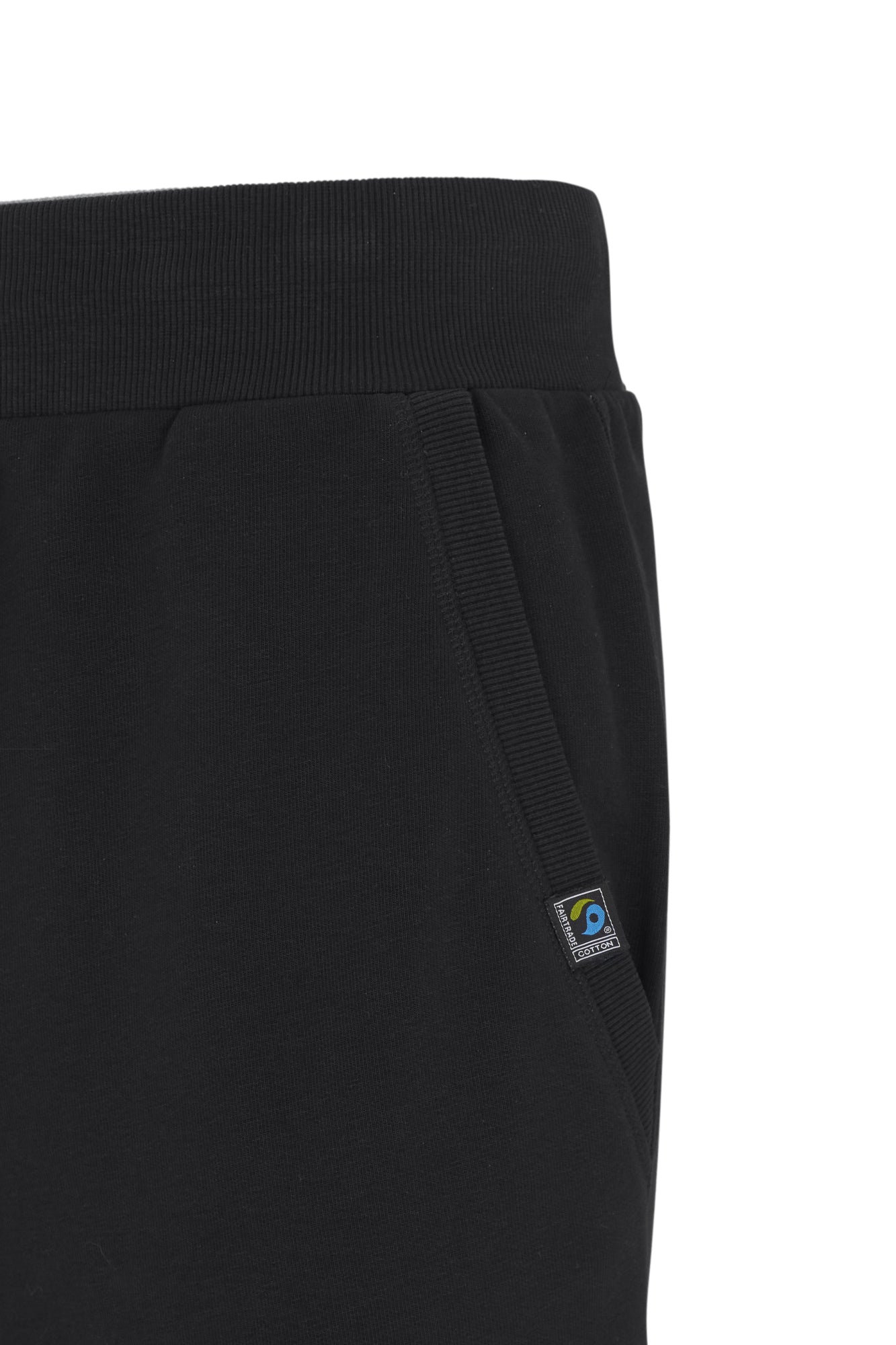 F. Terry Pants Man Black