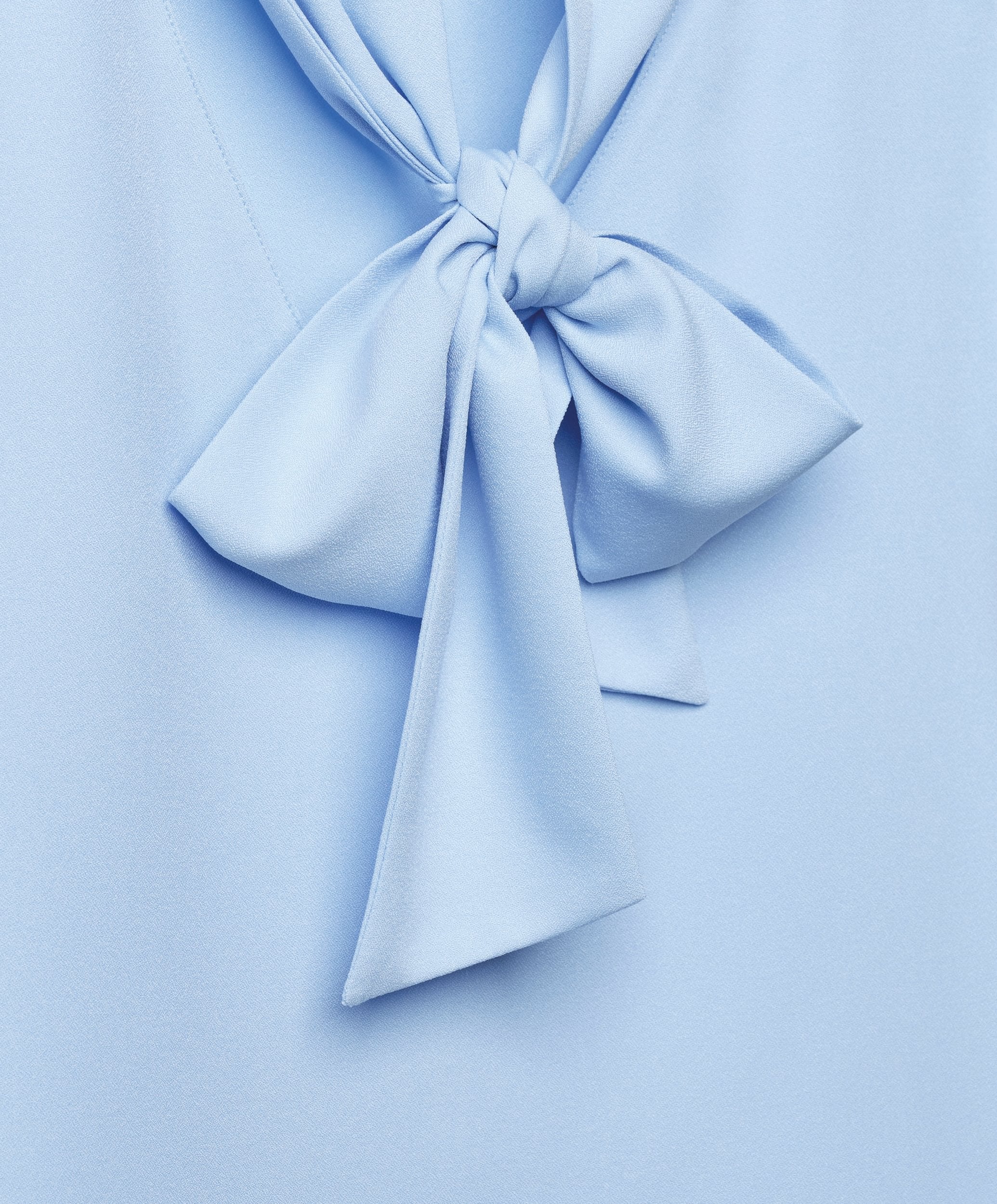 Andria Pussy Bow Blouse L/E Dame - TV2368