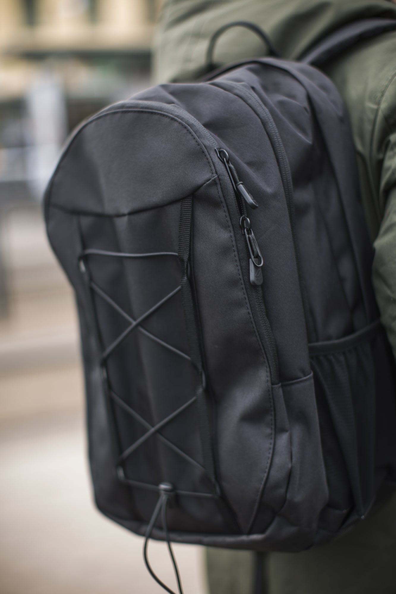 Sporty Line Computer Backpack Black