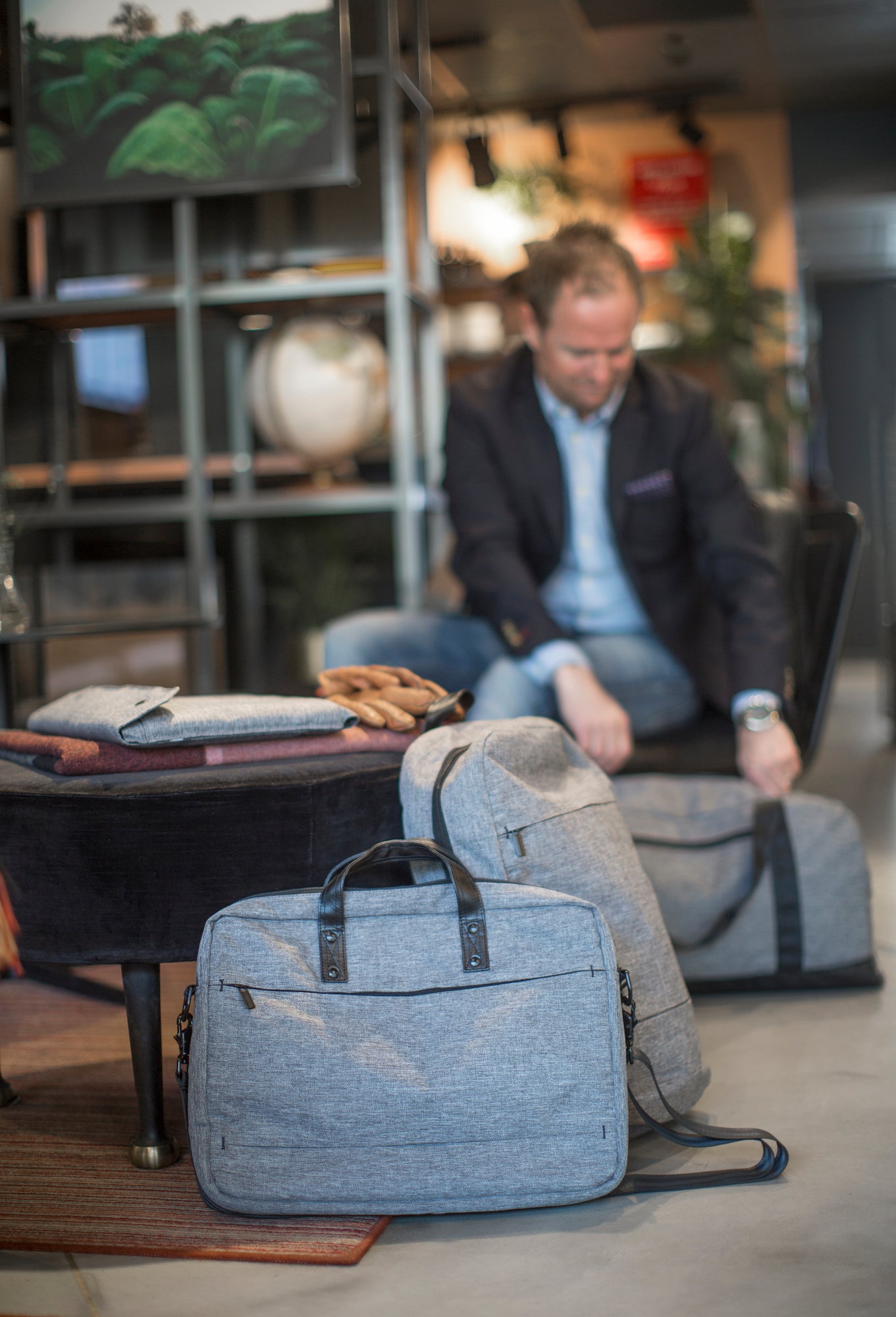 Urban Line Briefcase Anthracite Melange