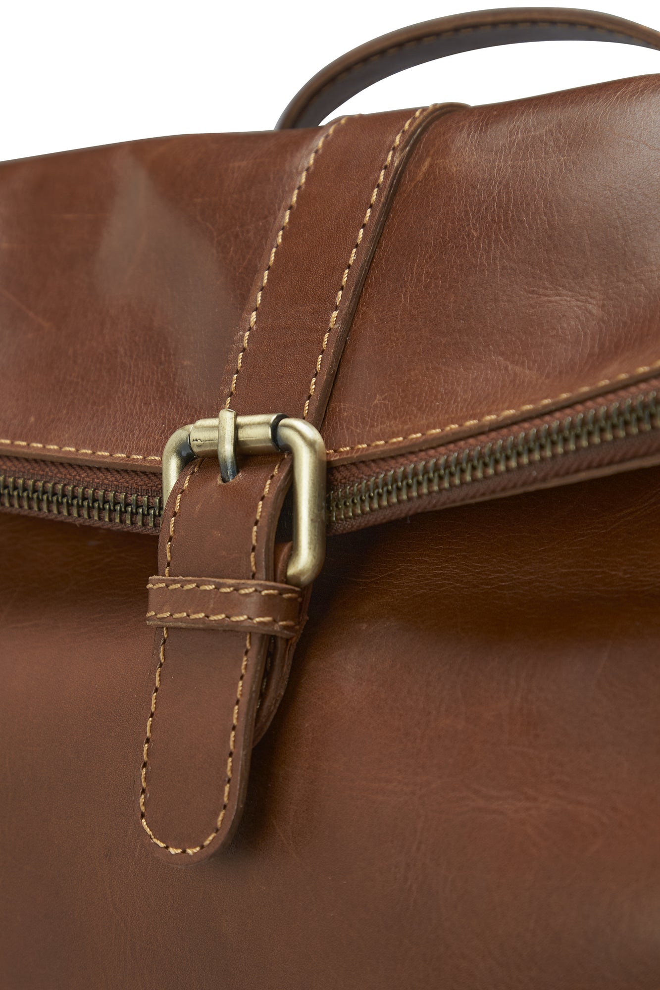 Leather Line Backpack Cognac