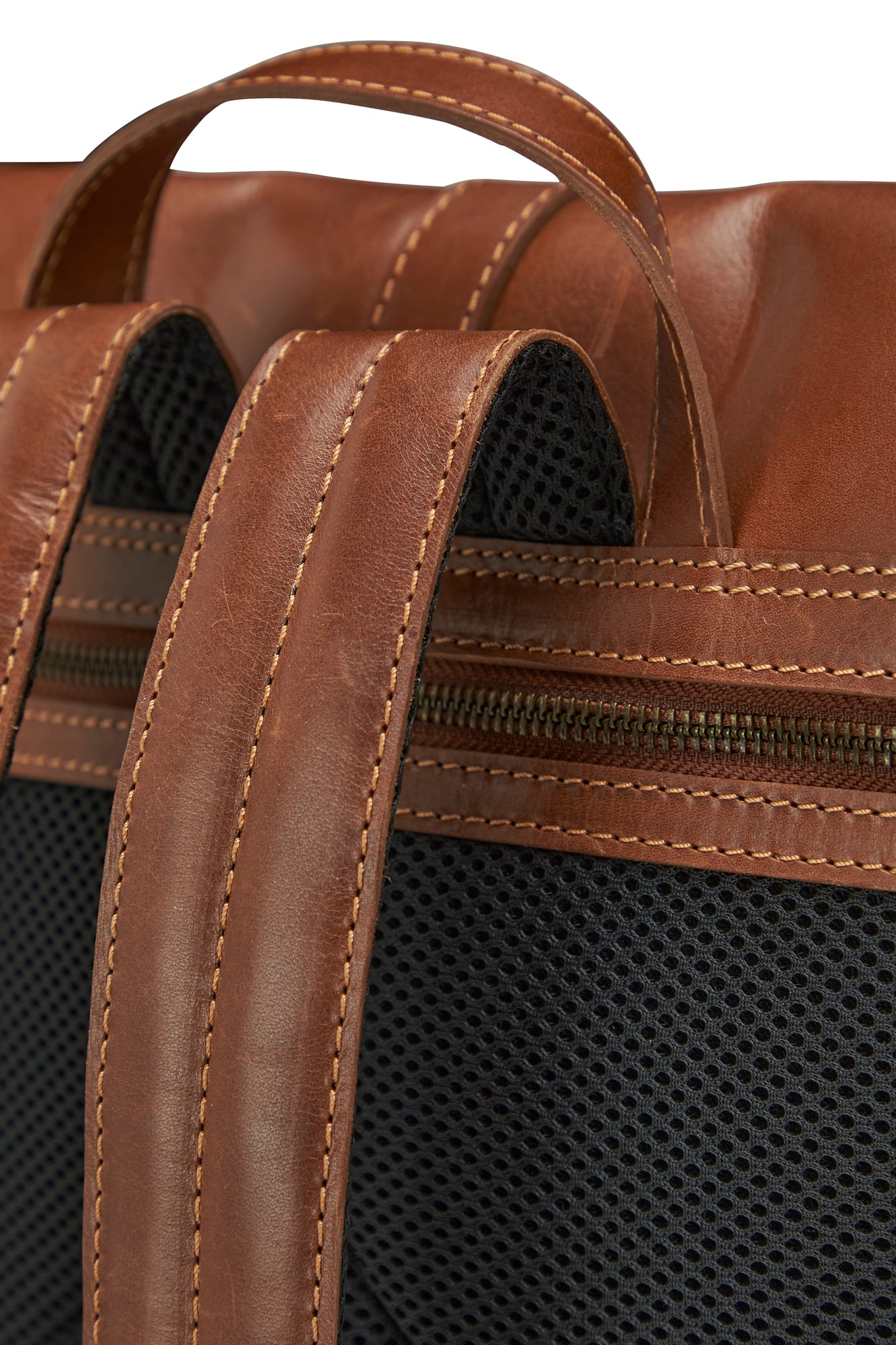 Leather Line Backpack Cognac