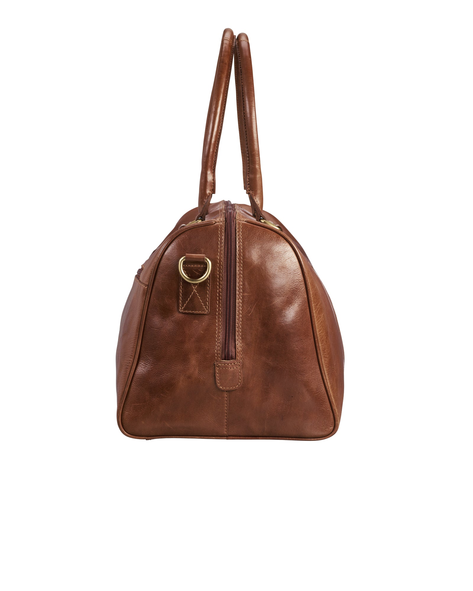 Leather Line Travelbag Cognac