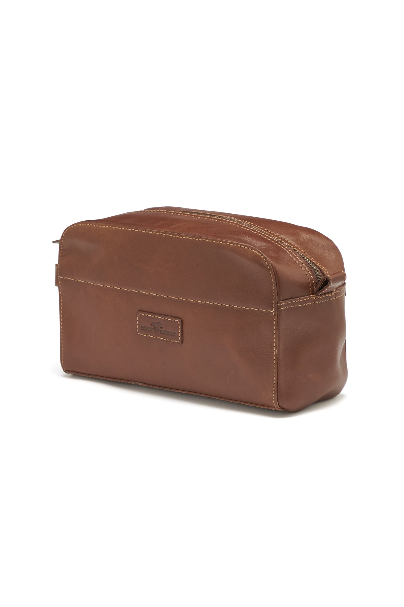 Leather Line Toilet Case Cognac