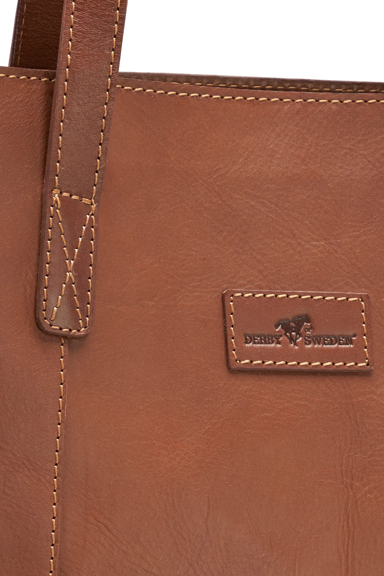 Leather Line Tote Bag