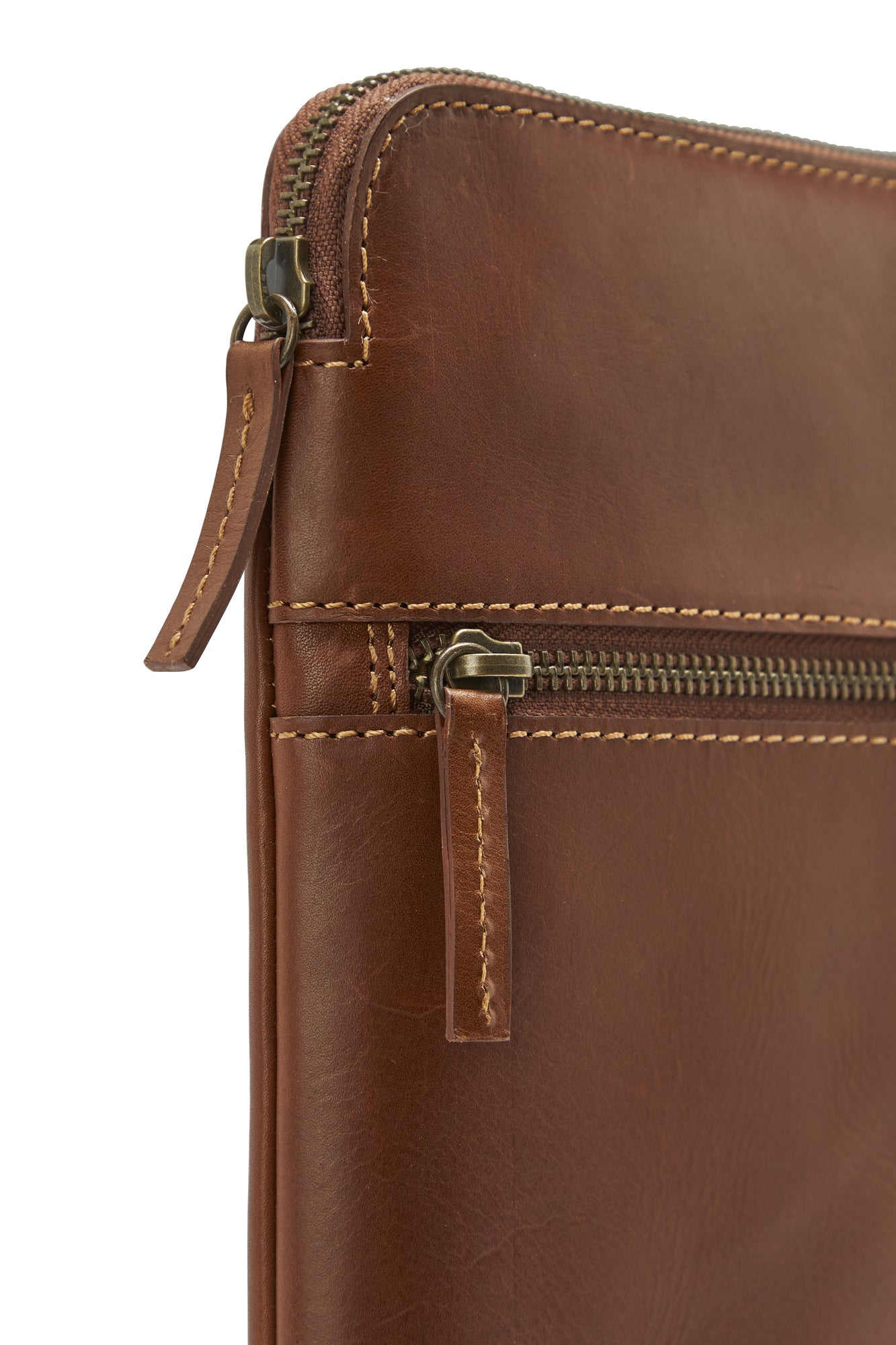 Leather Line Computer Case Cognac