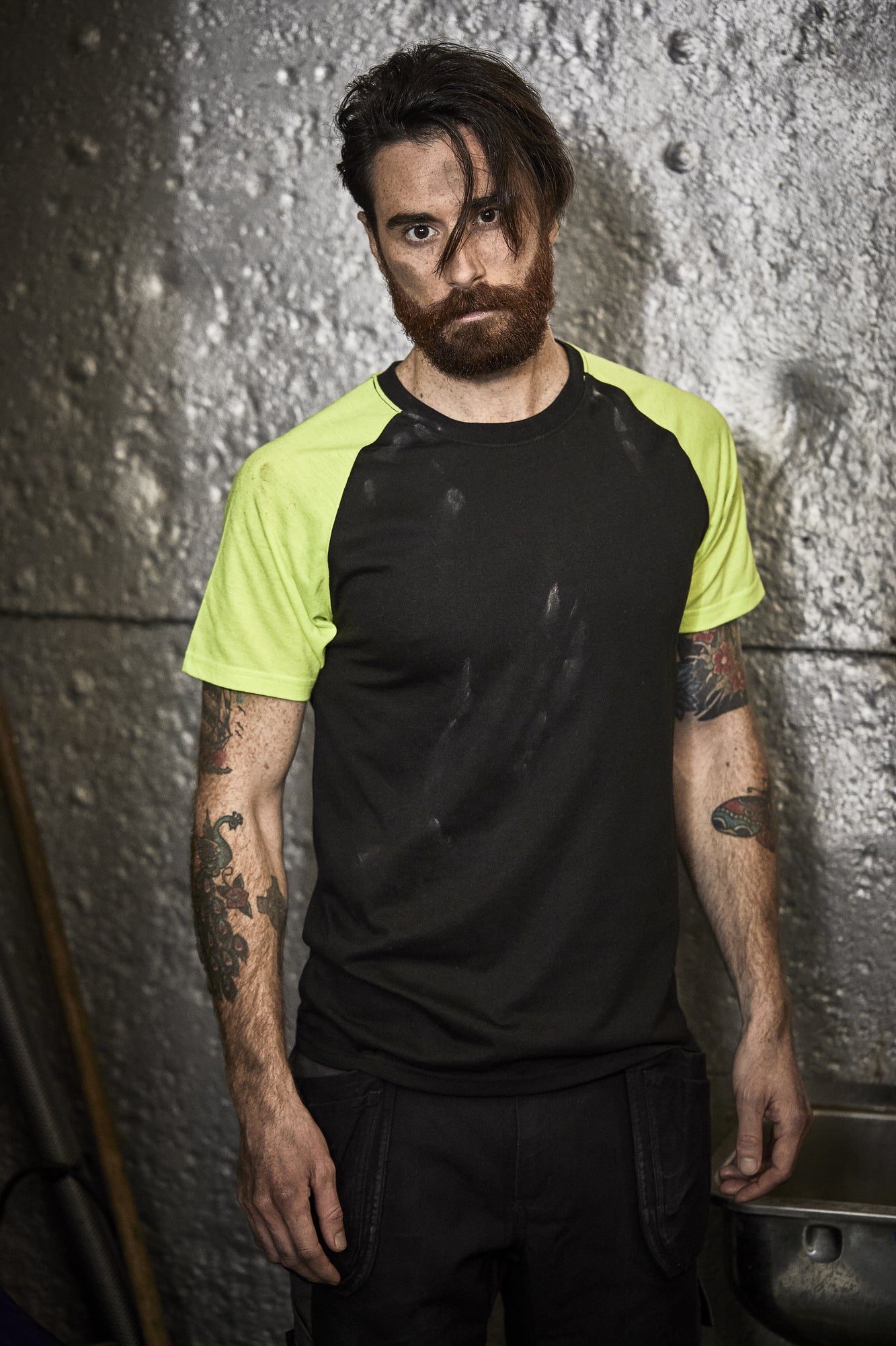 Monza T-Shirt Black/Yellow
