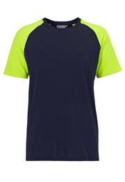 Monza T-Shirt Navy/Yellow