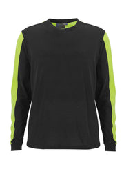 Messina T-Shirt LS Black/Yellow
