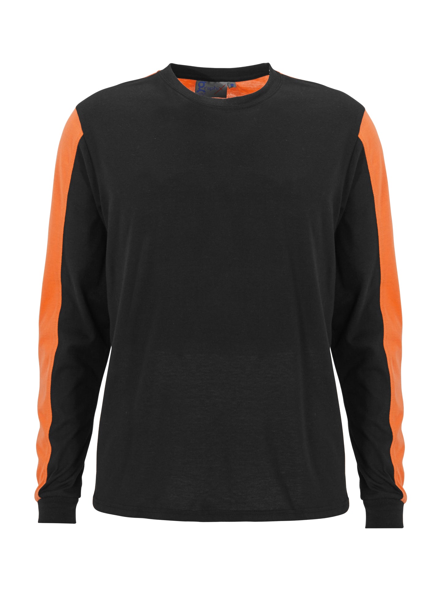 Messina T-Shirt LS Black/Orange