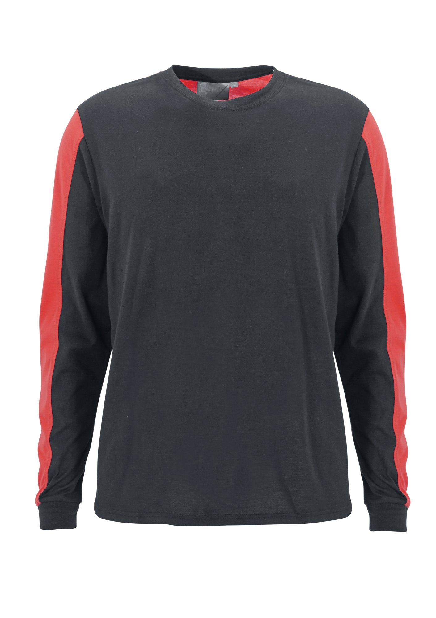 Messina T-Shirt LS Grey/Red