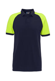 Imola Pique Navy/Yellow