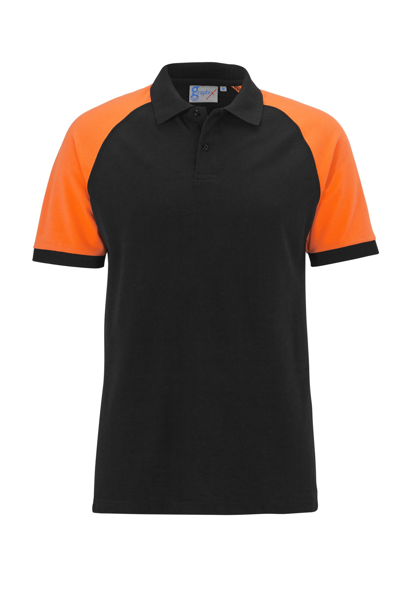 Imola Pique Black/Orange