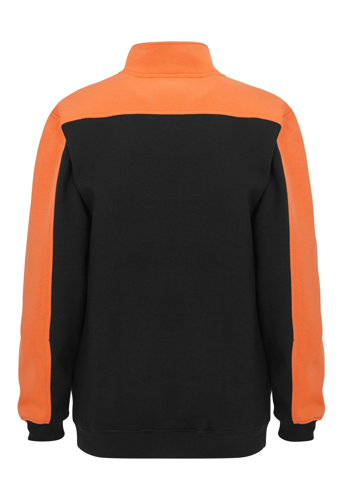 Genova Full Zip Sweatshirt Black/Orange