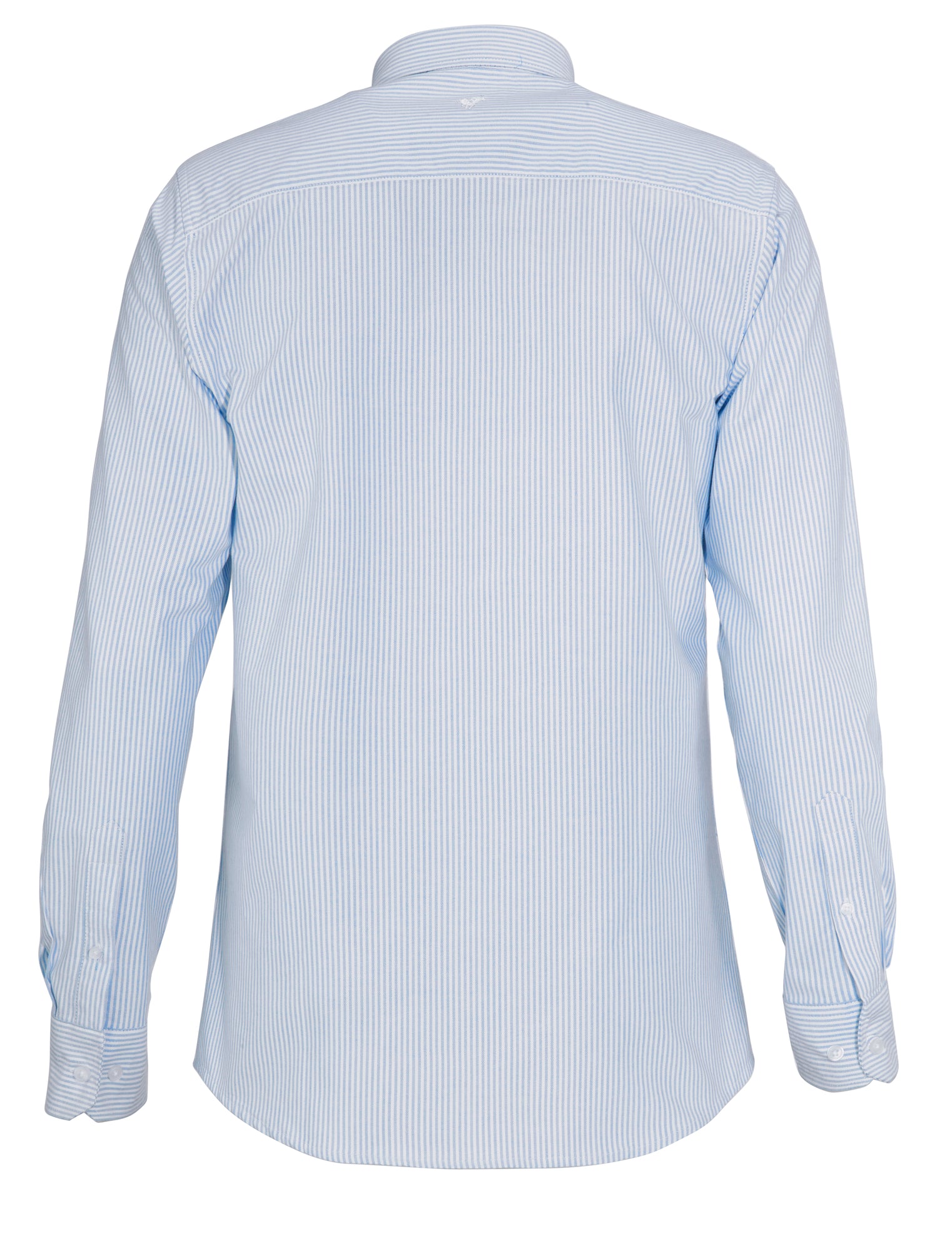 Dawson Slim Fit L/S White/Light Blue Stripe