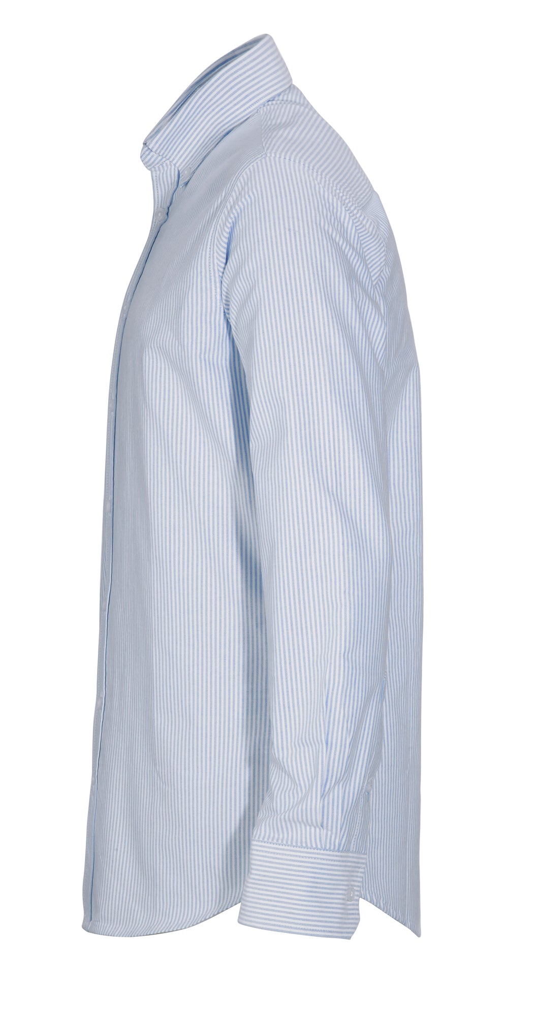 Dawson Slim Fit L/S White/Light Blue Stripe