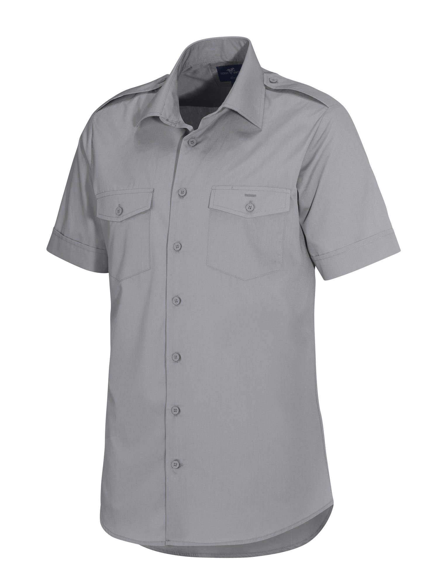 Maverick Slimfit S/S Grey