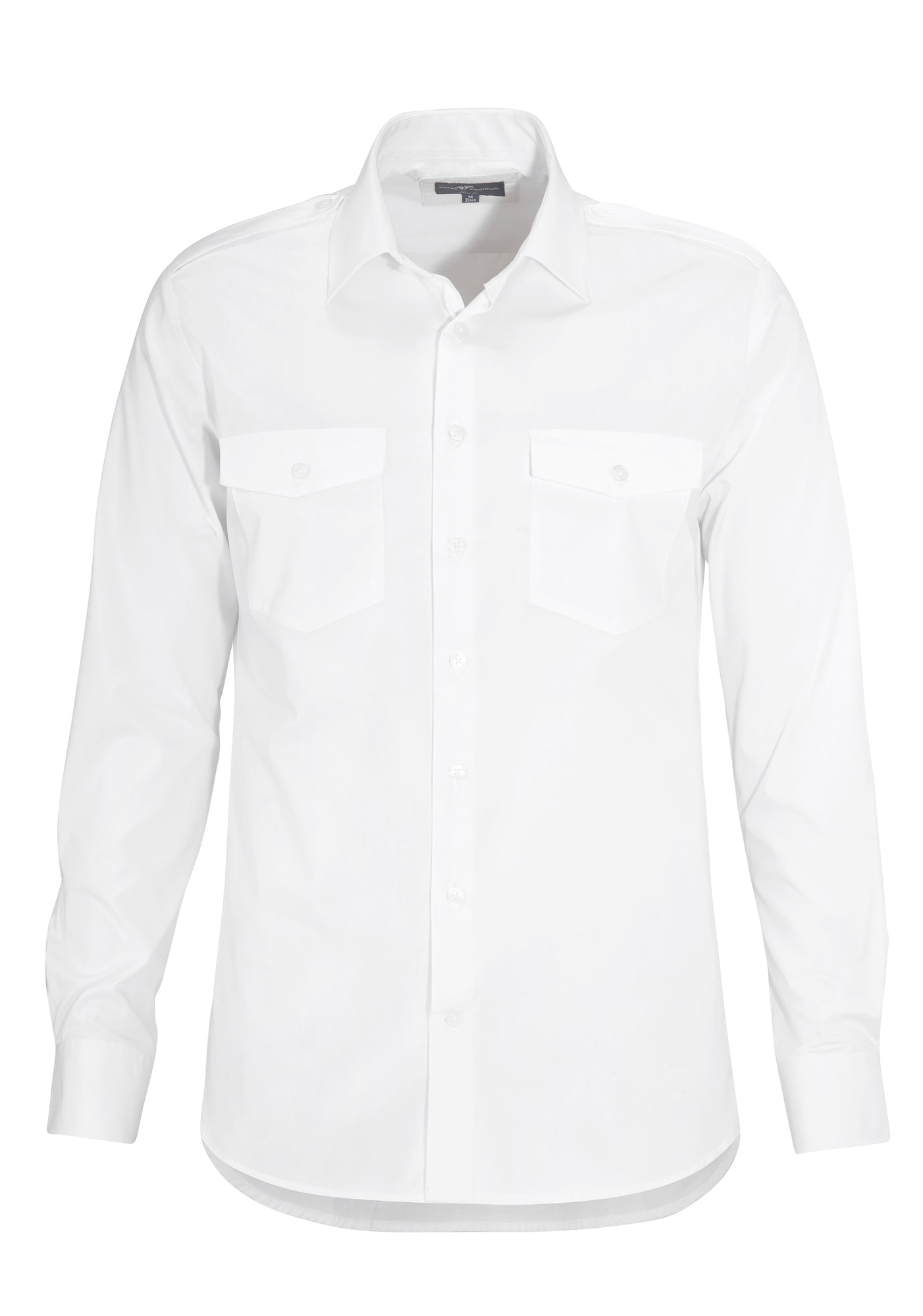 Martines Slimfit L/S White
