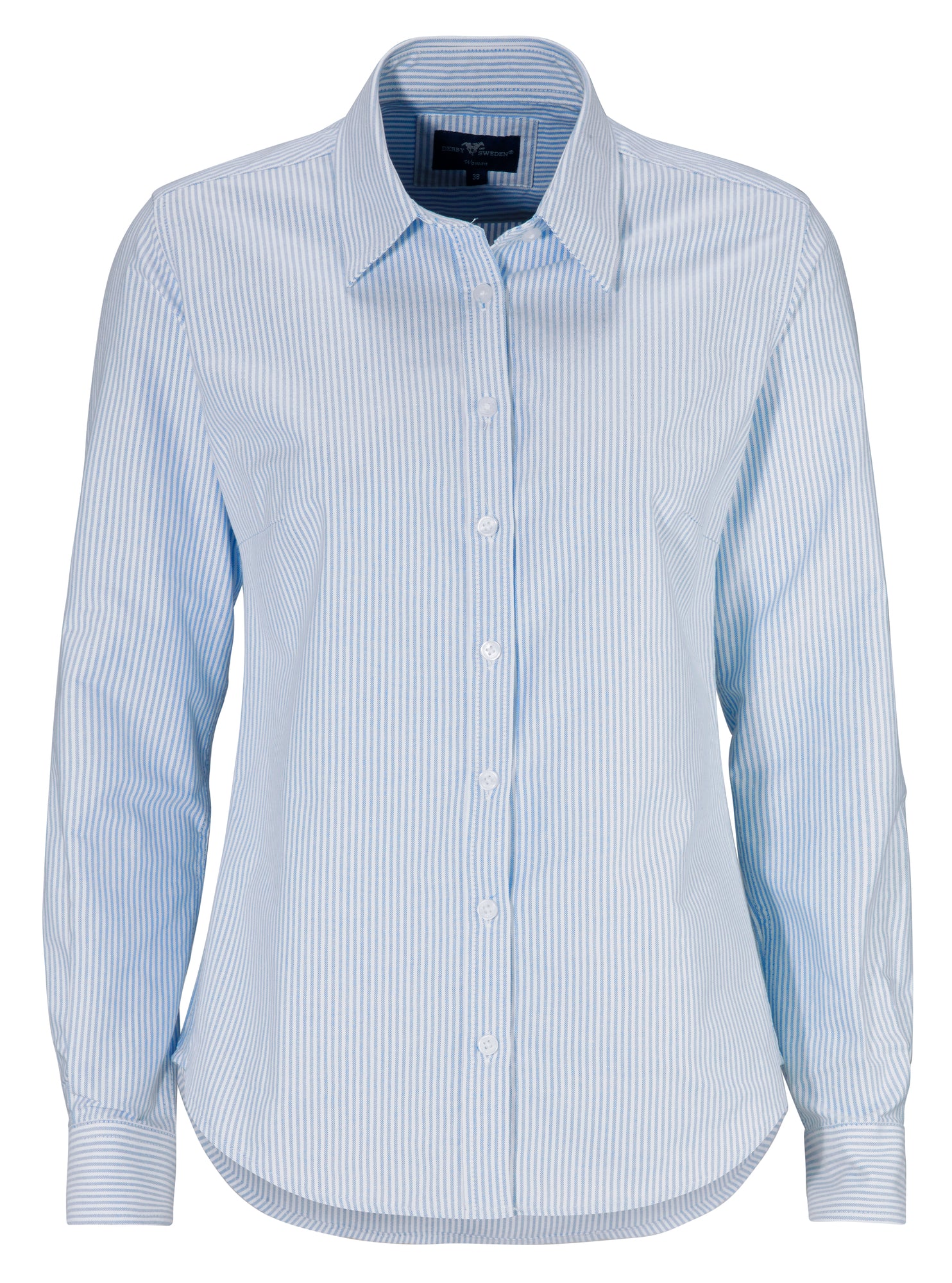 Dawson Lady White/Light Blue Stripe