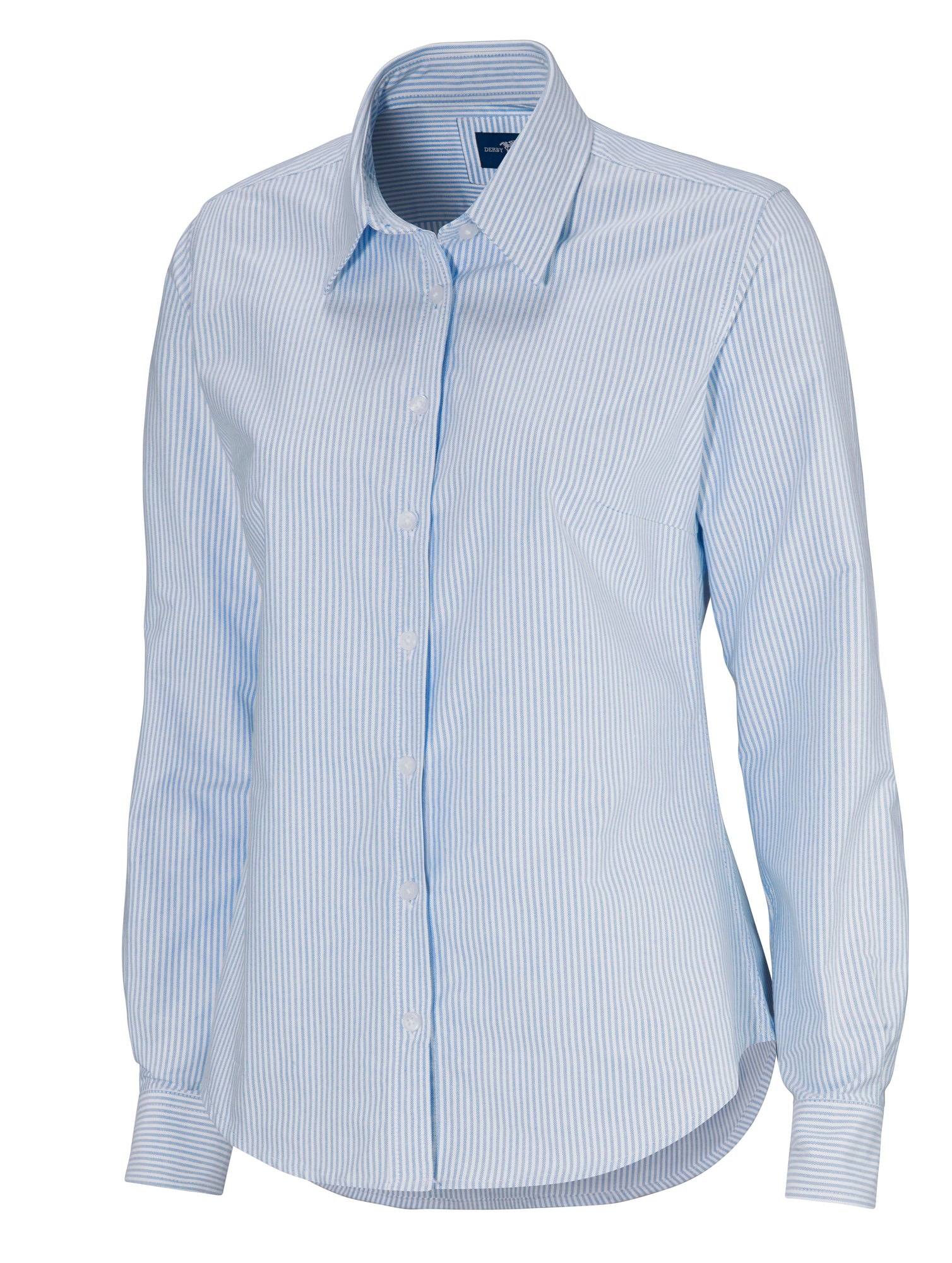 Dawson Lady White/Light Blue Stripe