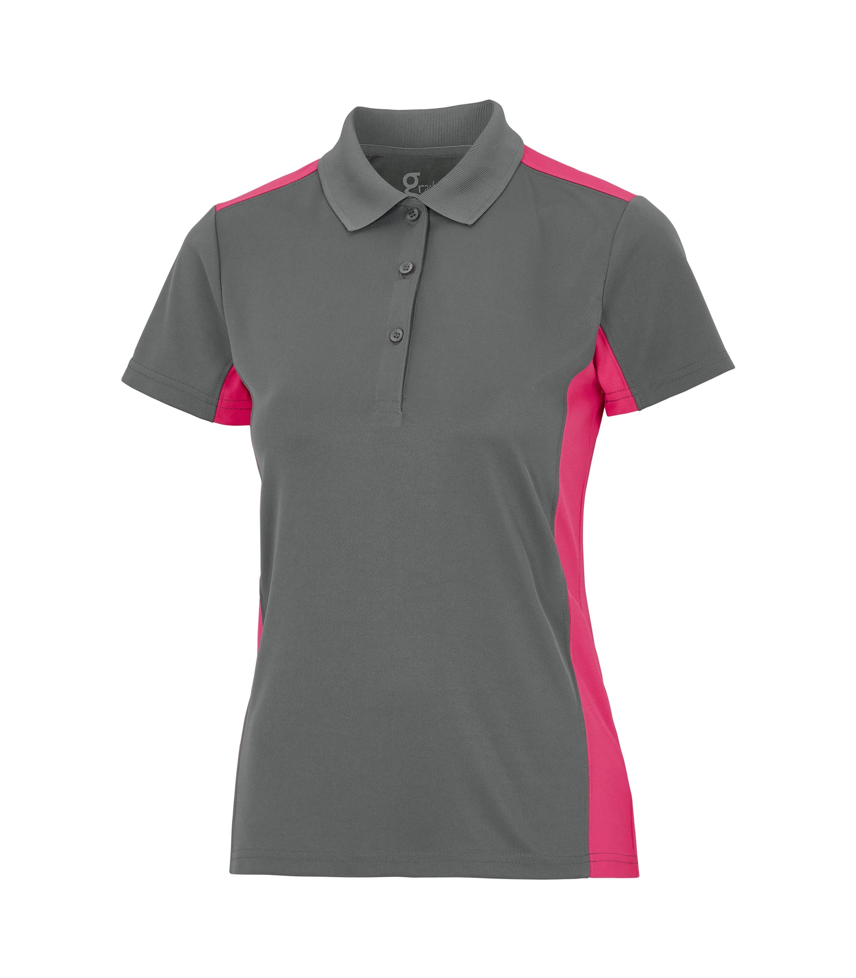 Madrid Piquet Woman Grey/Neon Pink