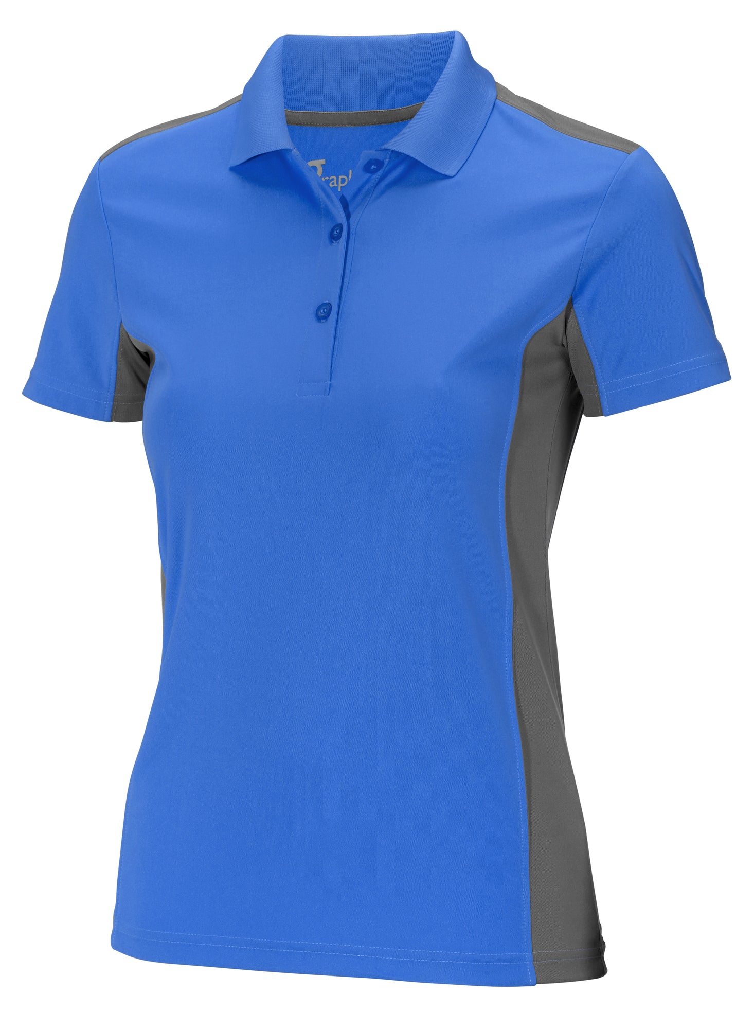 Madrid Piquet Woman Palaceblue/Grey