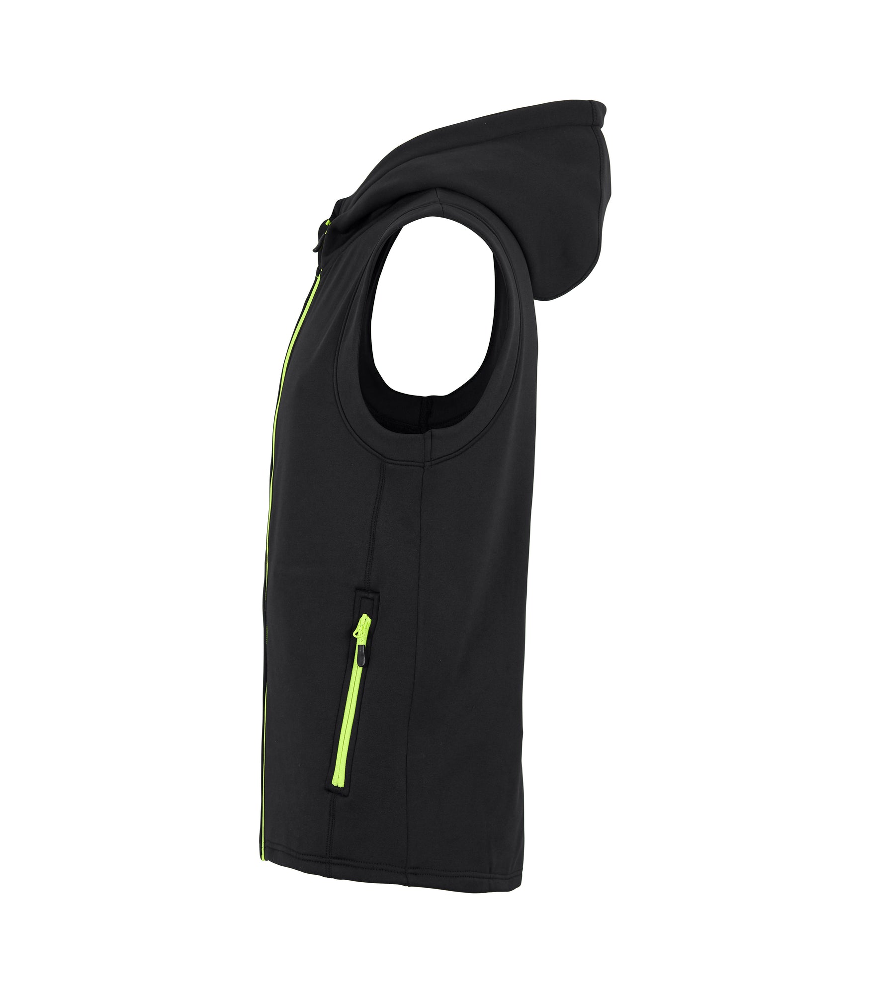 Zamora Hooded Vest Man Black