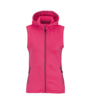 Zamora Hooded Vest Woman Neon Pink