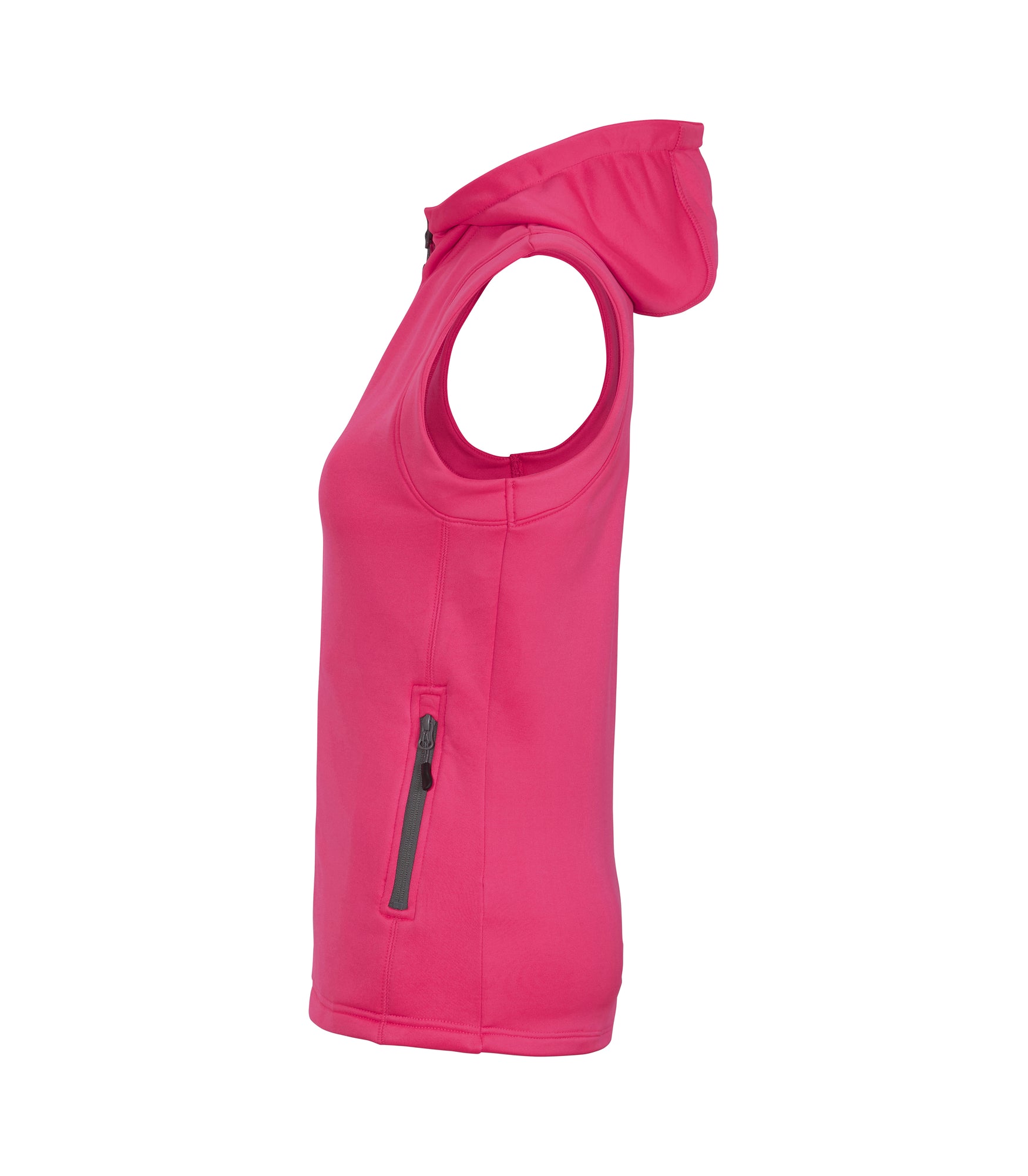Zamora Hooded Vest Woman Neon Pink