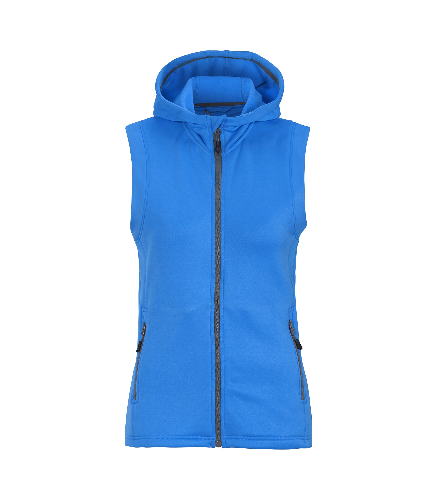 Zamora Hooded Vest Woman Palaceblue