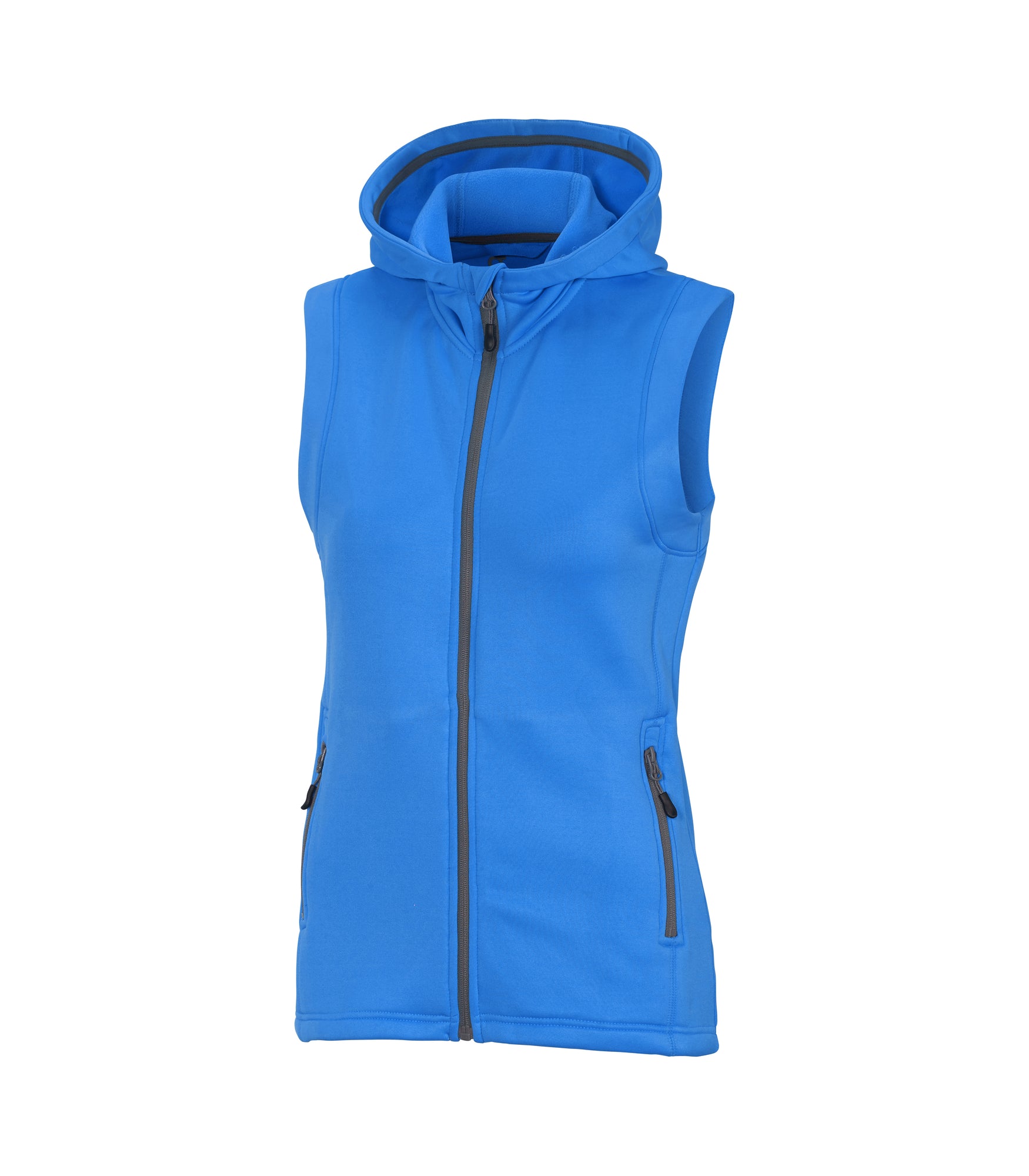 Zamora Hooded Vest Woman Palaceblue